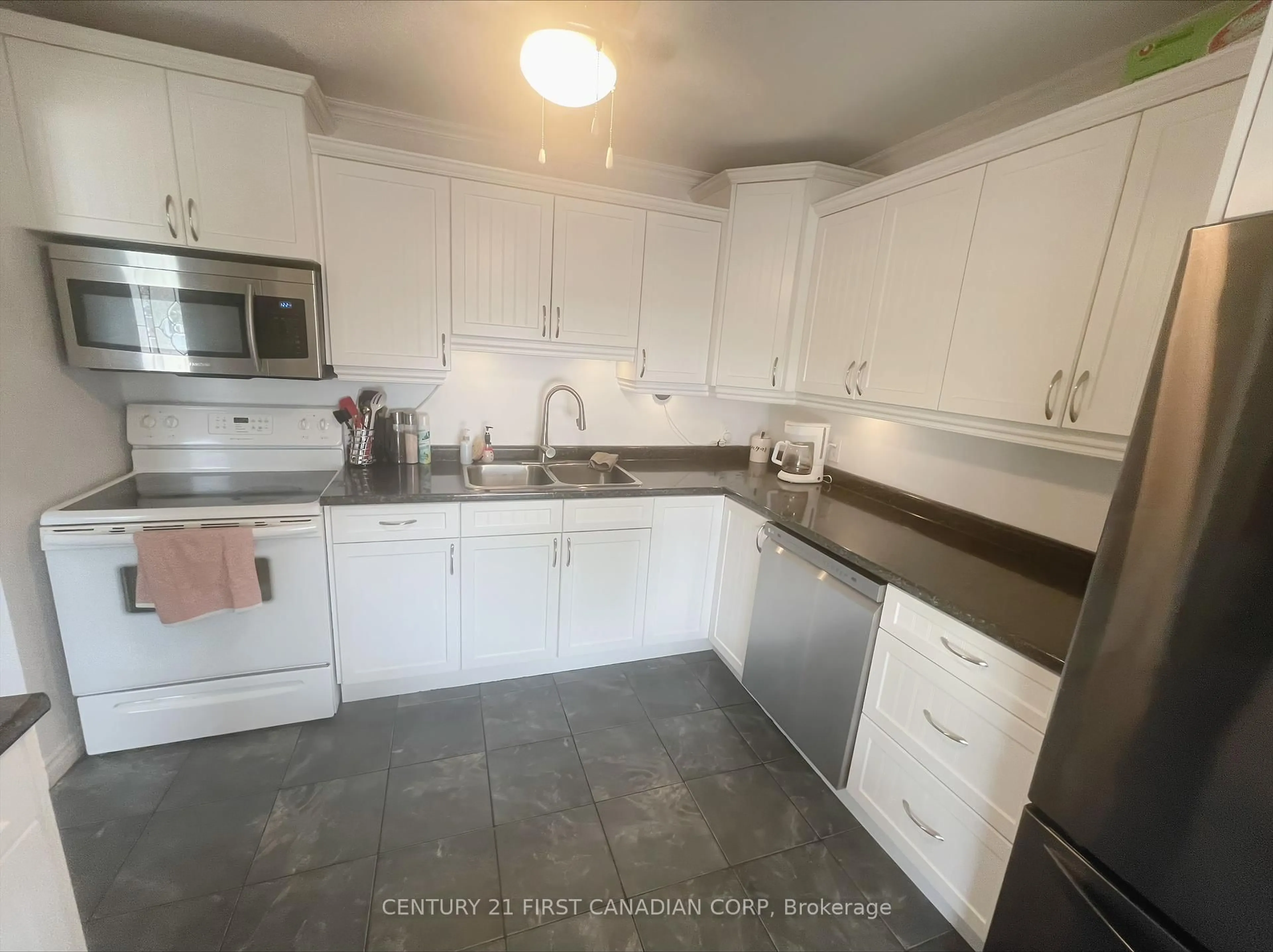 Standard kitchen, ceramic/tile floor for 55 Ashley Cres #30, London South Ontario N6E 3R8