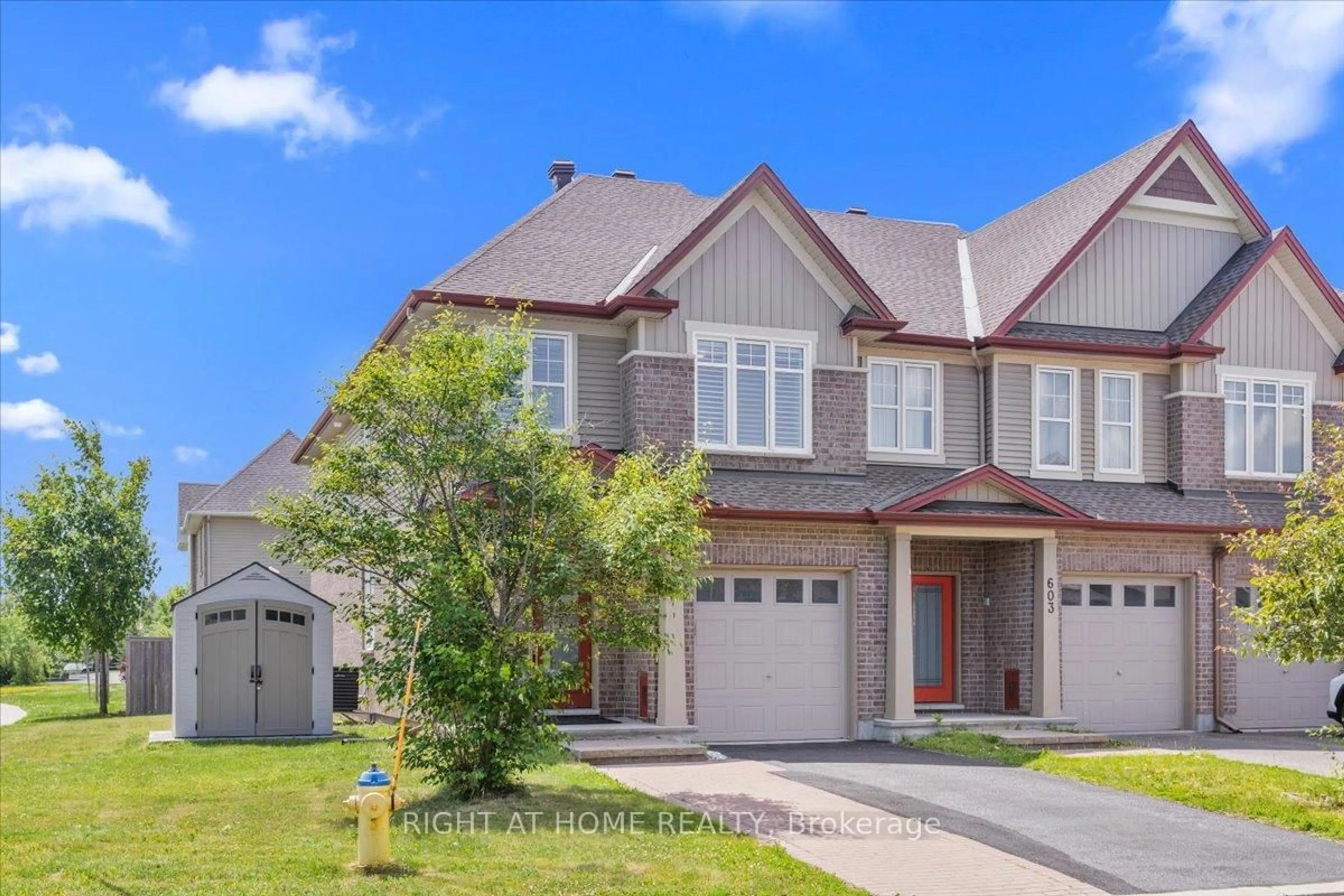 Home with brick exterior material, street for 601 WILLOWMERE Way, Ottawa Ontario K1T 0K2