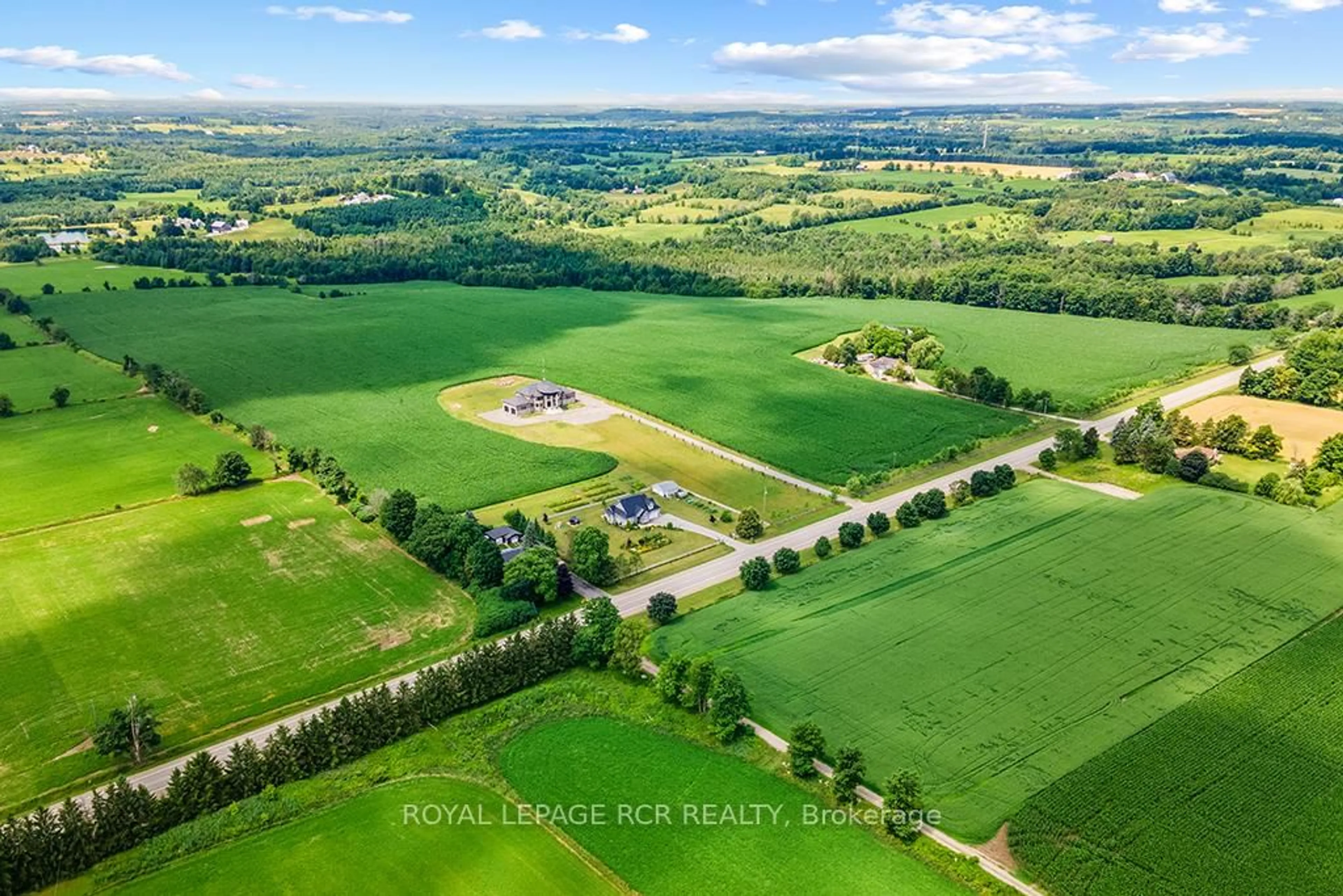 A pic from outside/outdoor area/front of a property/back of a property/a pic from drone, water/lake/river/ocean view for 5680 Wellington Road 23, Erin Ontario N0B 1T0
