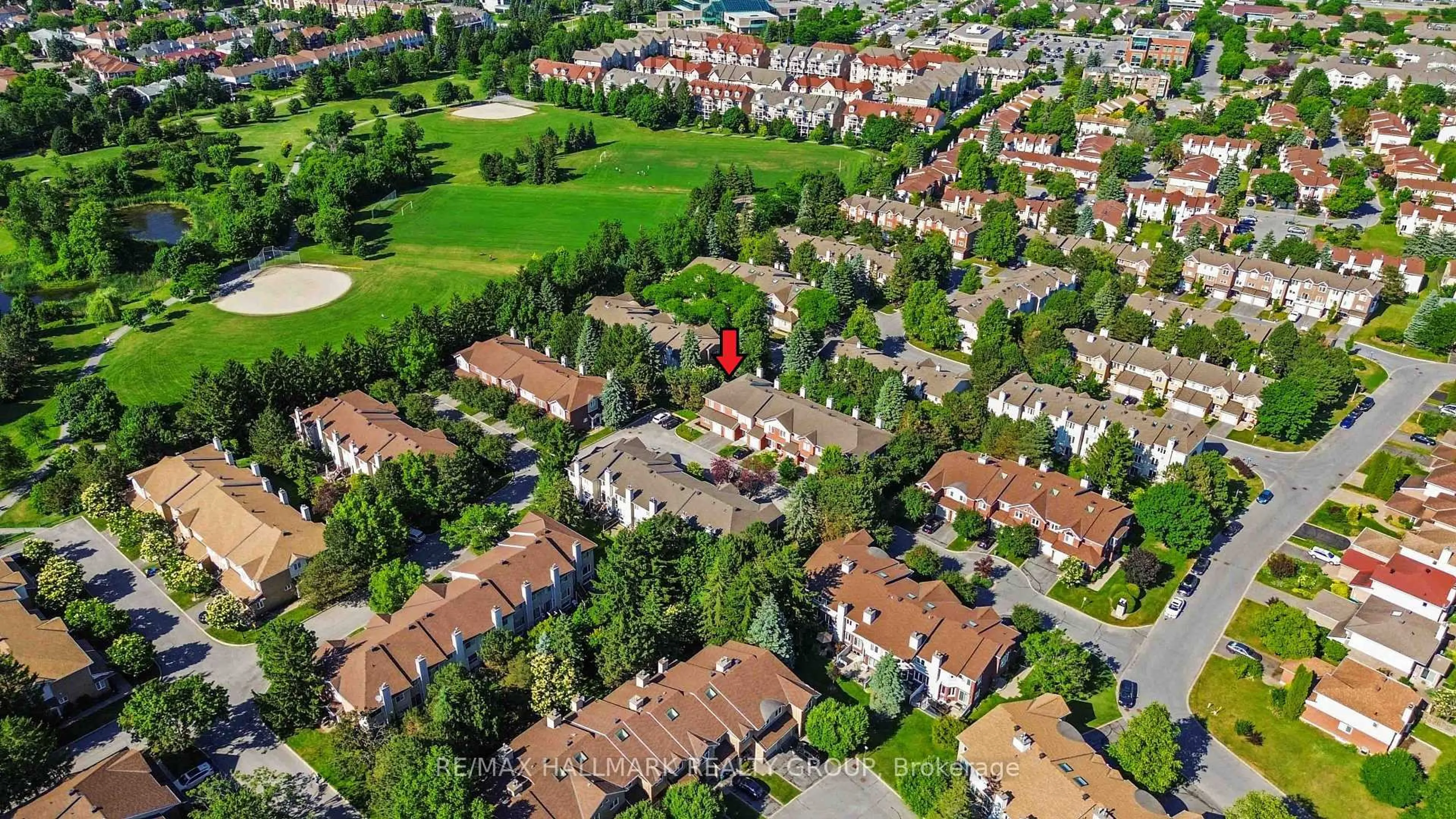 A pic from outside/outdoor area/front of a property/back of a property/a pic from drone, street for 121 Stonebriar Dr #14, Ottawa Ontario K2G 5Y1