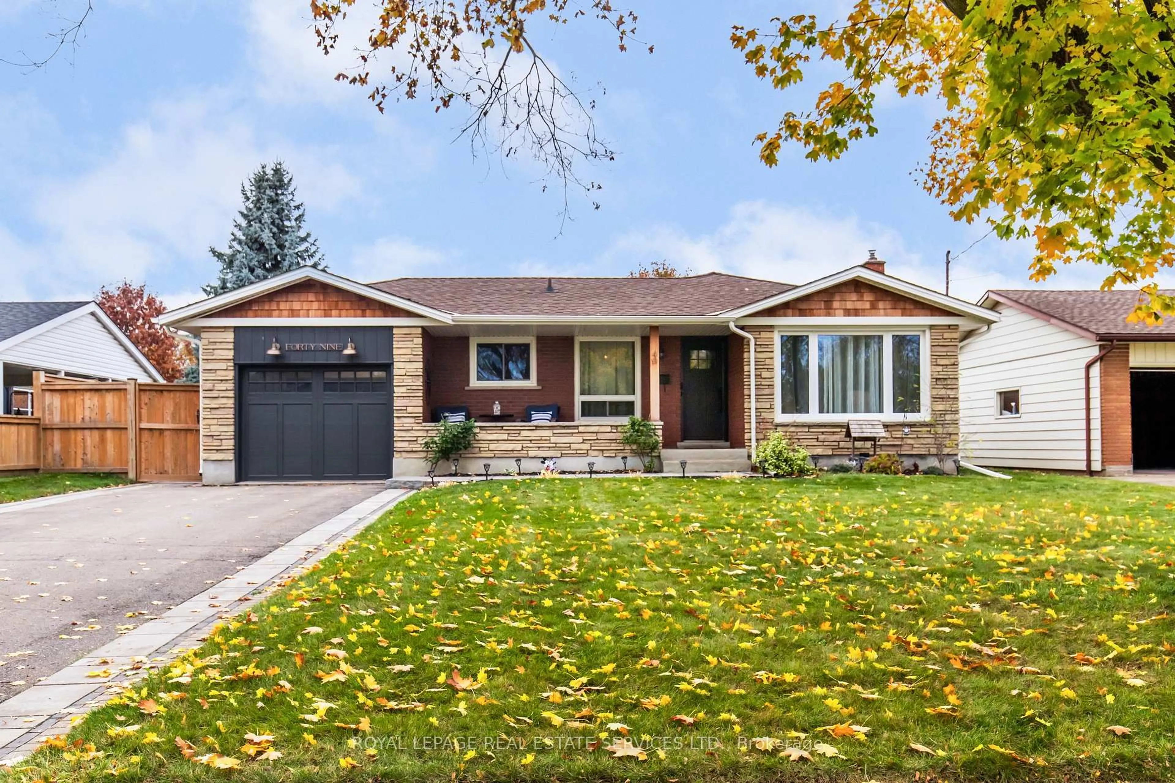 Home with brick exterior material, street for 49 Royal Manor Dr, St. Catharines Ontario L2M 4L2