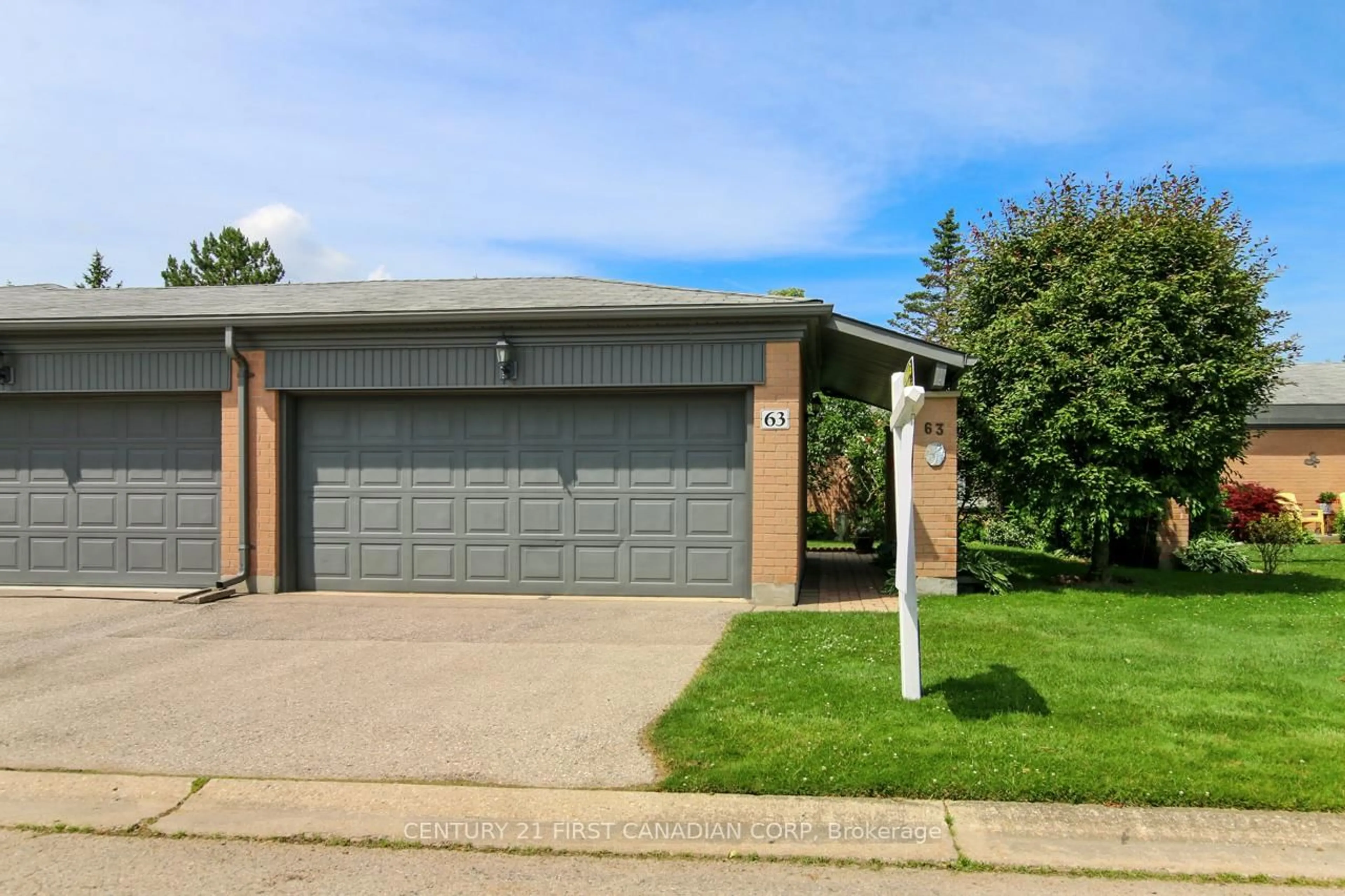 Home with brick exterior material, street for 50 Fiddlers Green Rd #63, London North Ontario N6H 4T4
