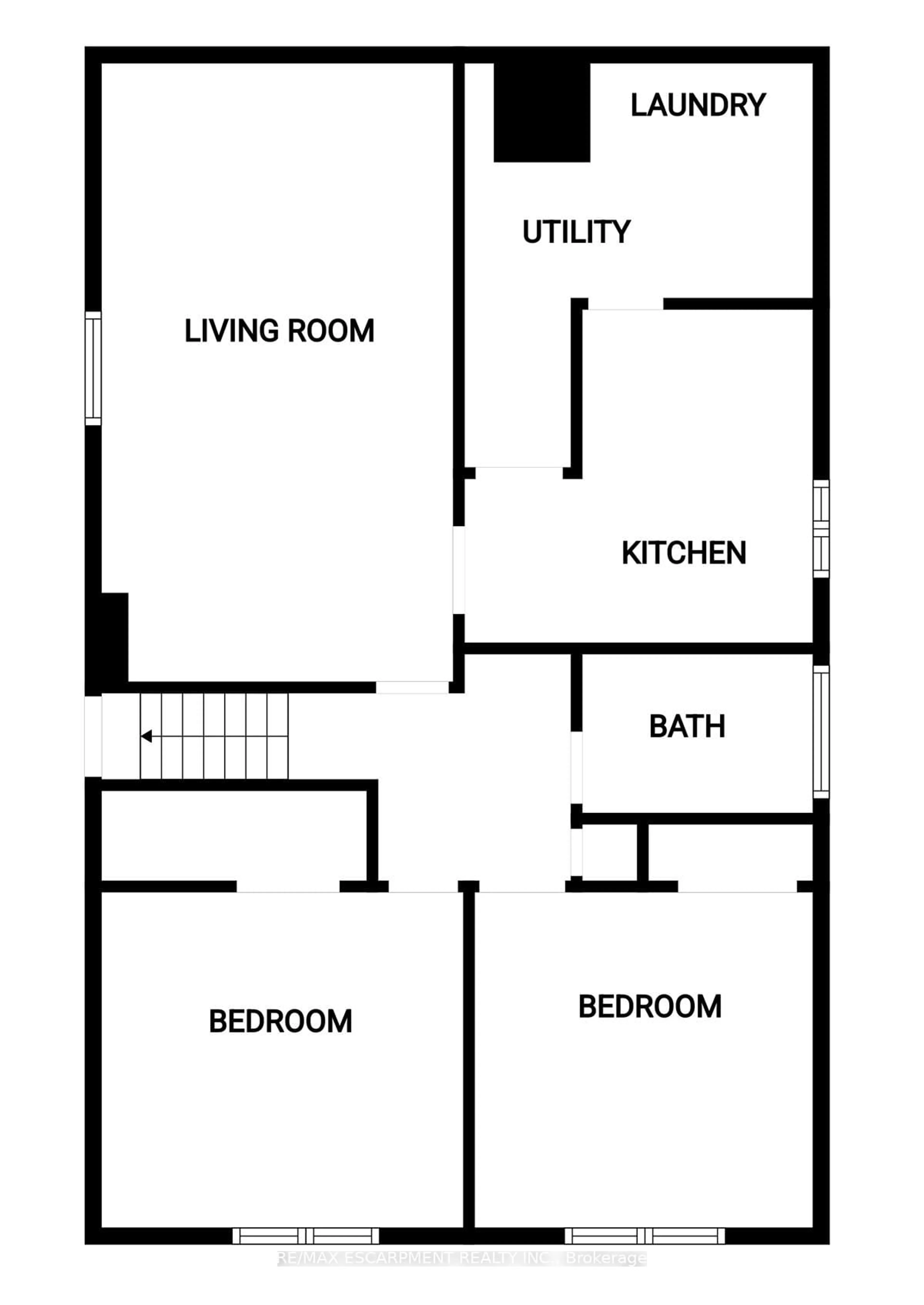 Floor plan for 59 Yorkdale Cres, Hamilton Ontario L8J 1E4