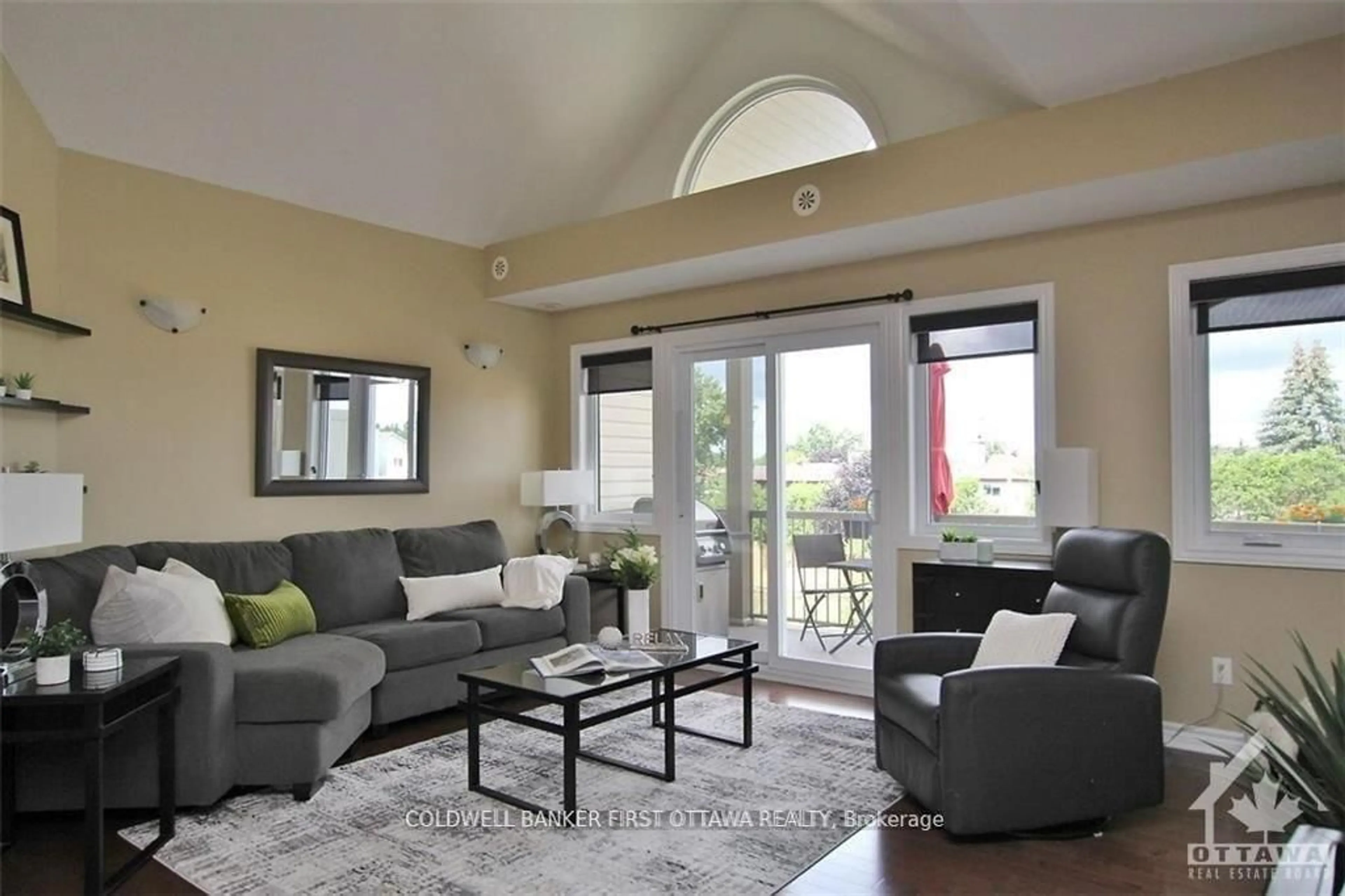 Living room with furniture, unknown for 137 HARTHILL Way #E, Ottawa Ontario K2J 5V1