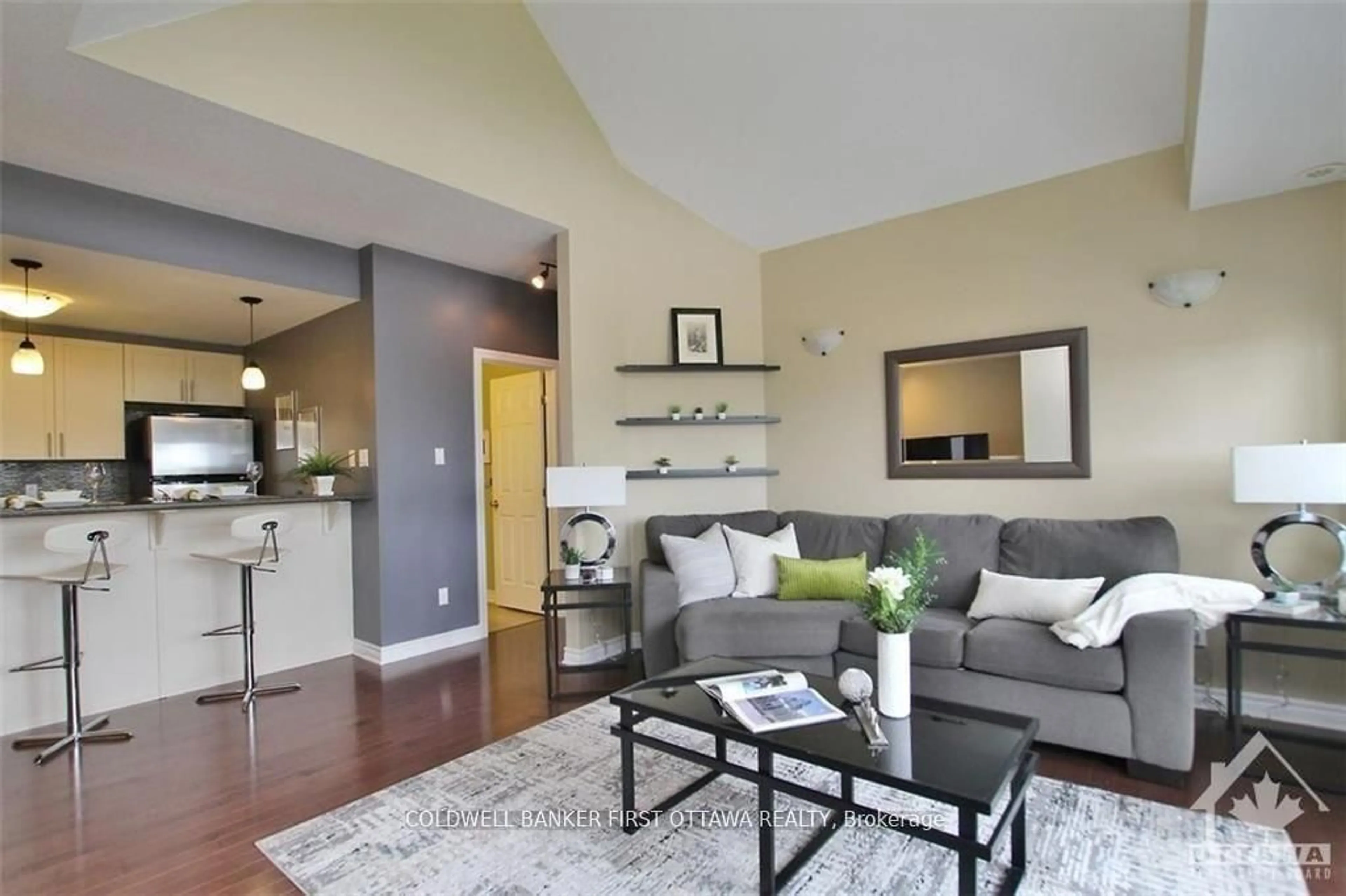 Living room with furniture, unknown for 137 HARTHILL Way #E, Ottawa Ontario K2J 5V1