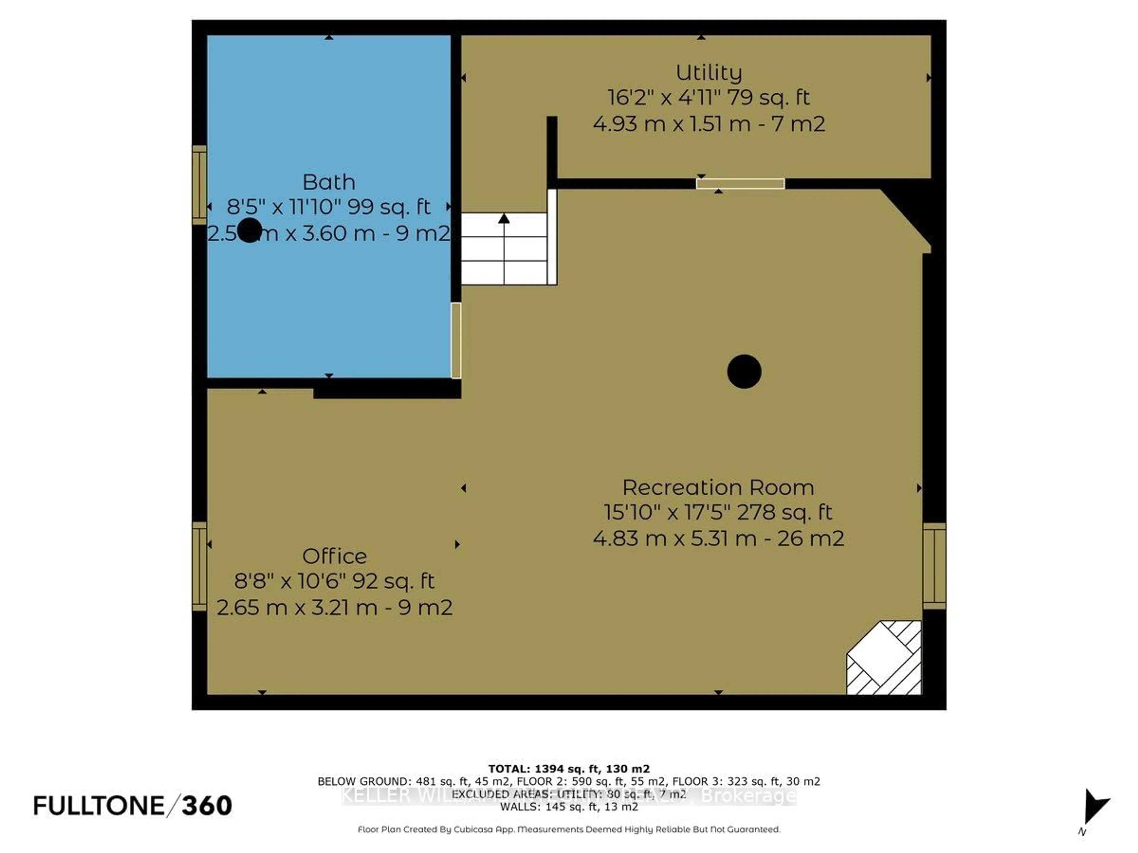 Floor plan for 323 Richard Circ, Ottawa Ontario K1L 6W1