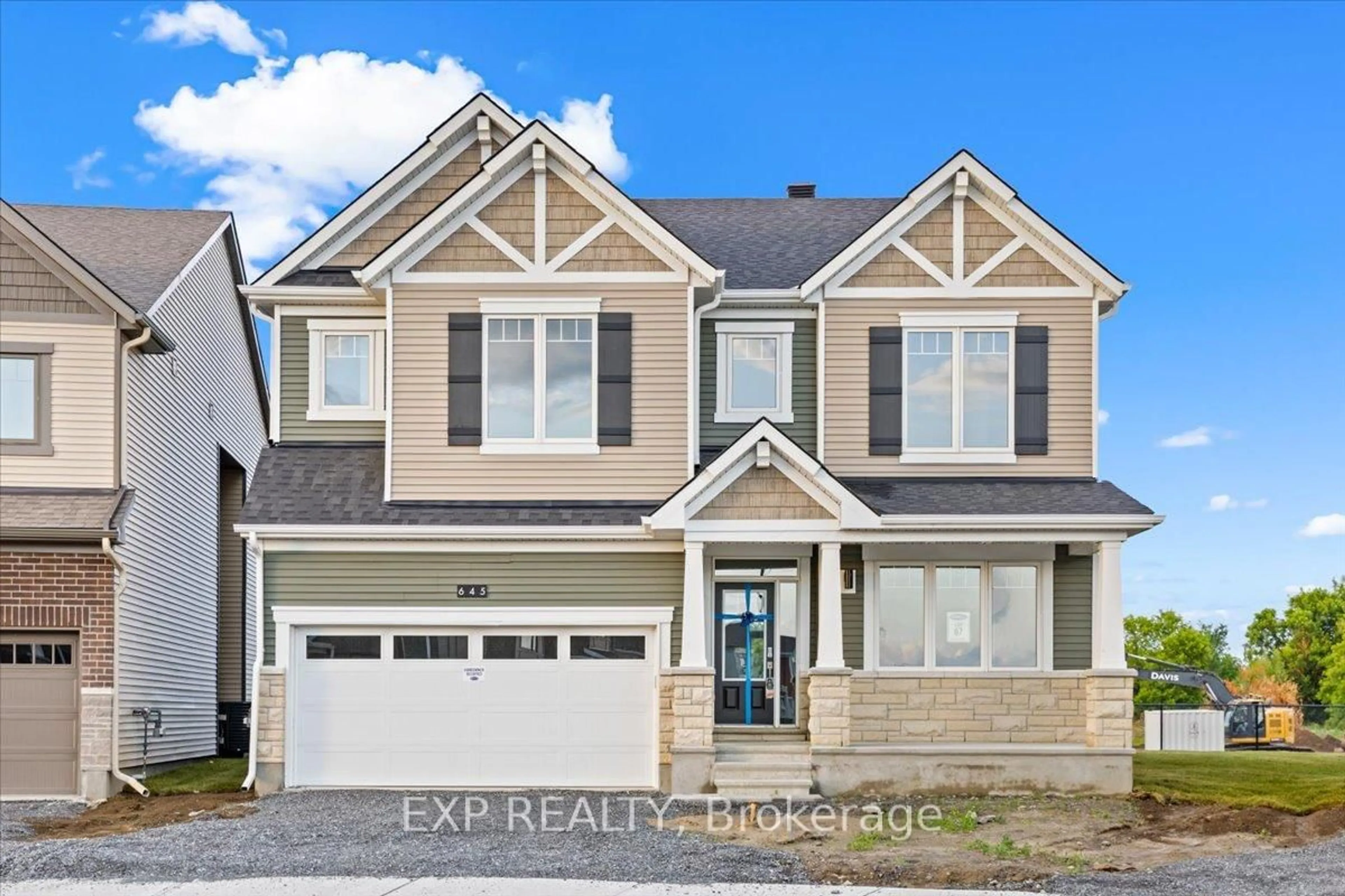 Home with vinyl exterior material, street for 645 Bronze Copper Cres, Richmond Ontario K0A 2Z0