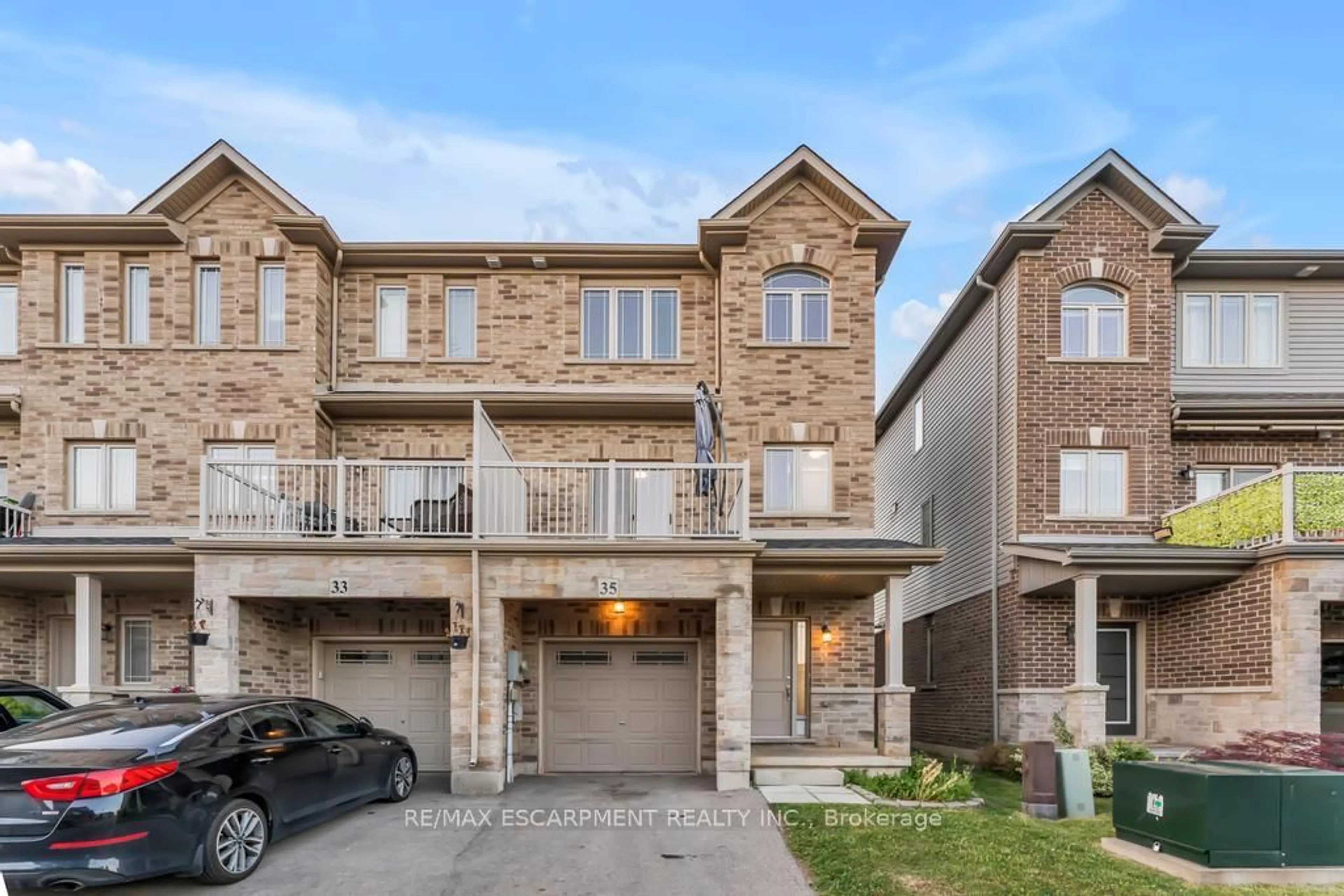 Home with brick exterior material, street for 35 Crossings Way, Hamilton Ontario L0R 1P0