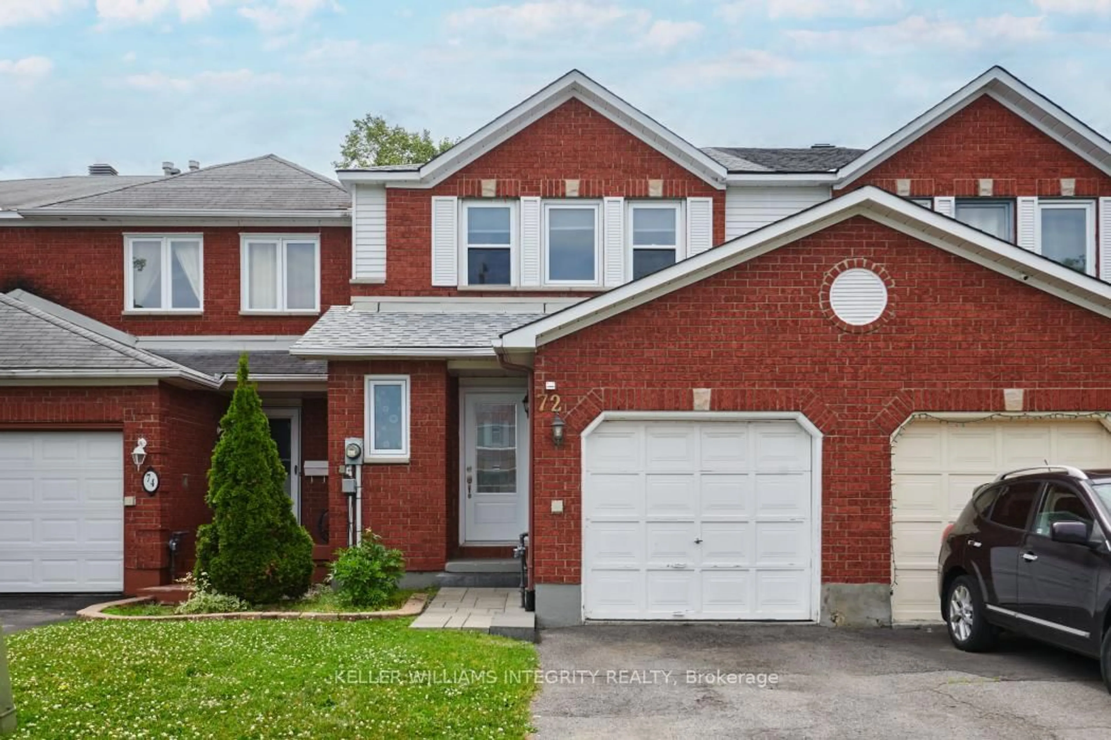Home with brick exterior material, street for 72 Woodbury Cres, Ottawa Ontario K1G 5E1