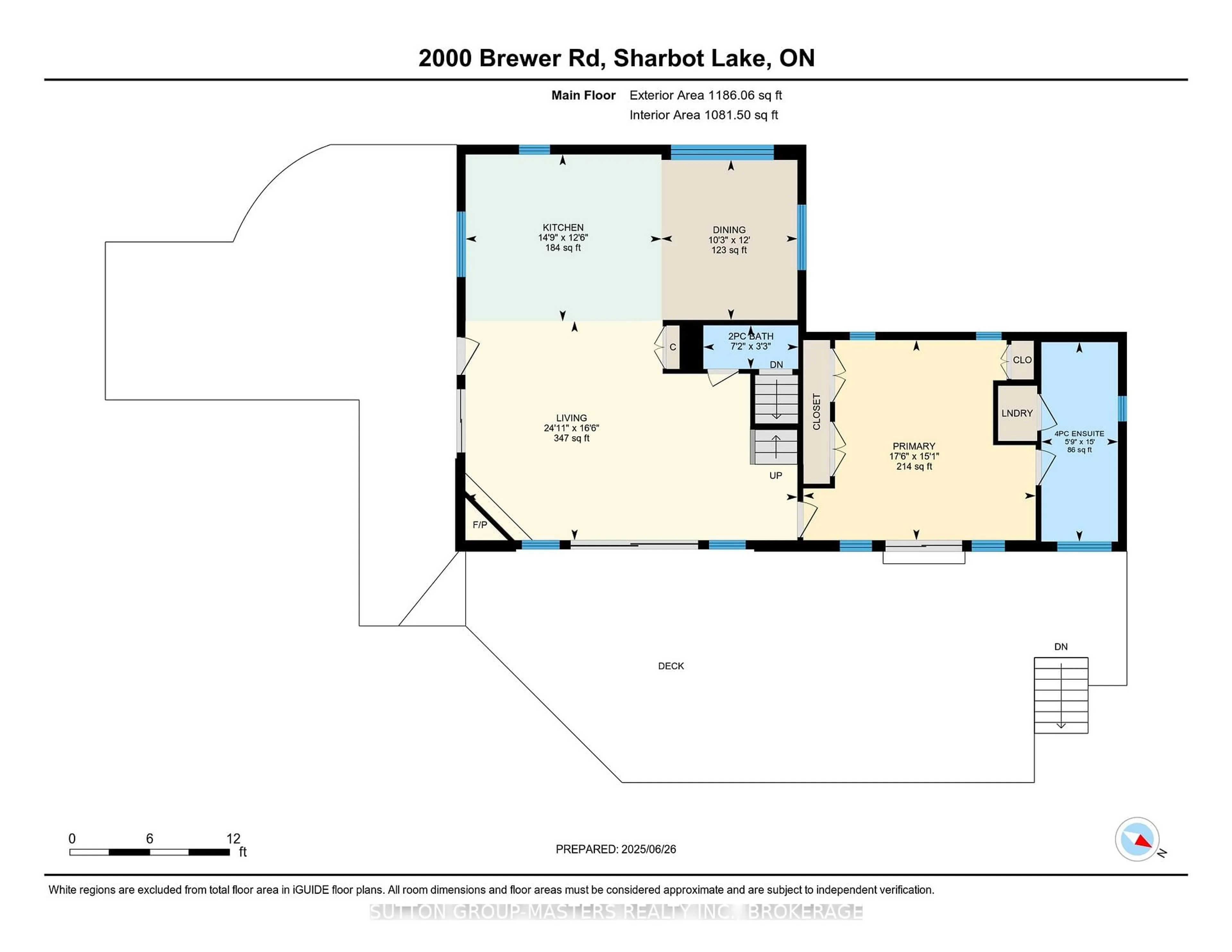 Floor plan for 2000 Brewer Rd, Sharbot Lake Ontario K0H 2P0