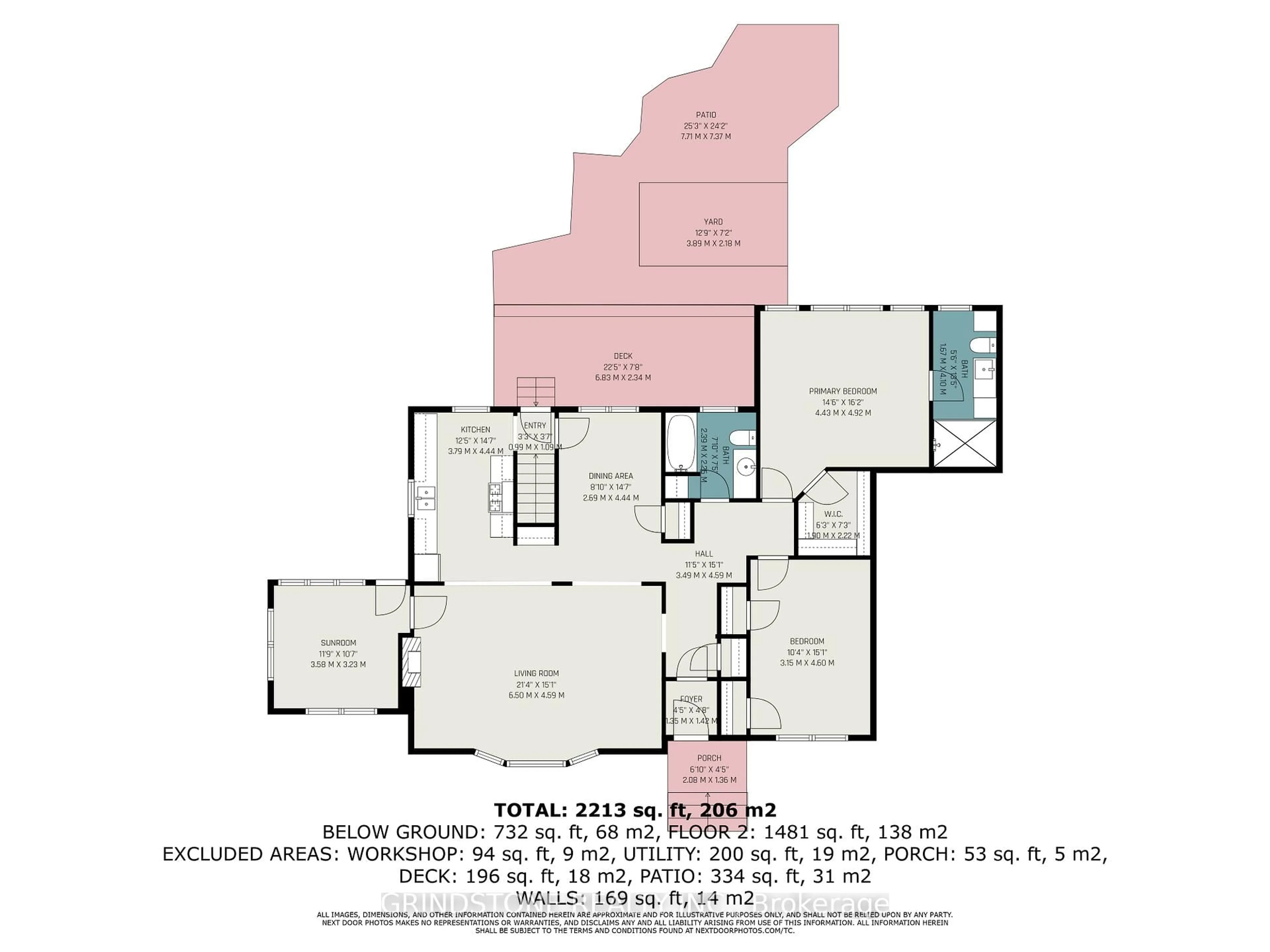 Floor plan for 824 Melwood Ave, Ottawa Ontario K2A 3C3