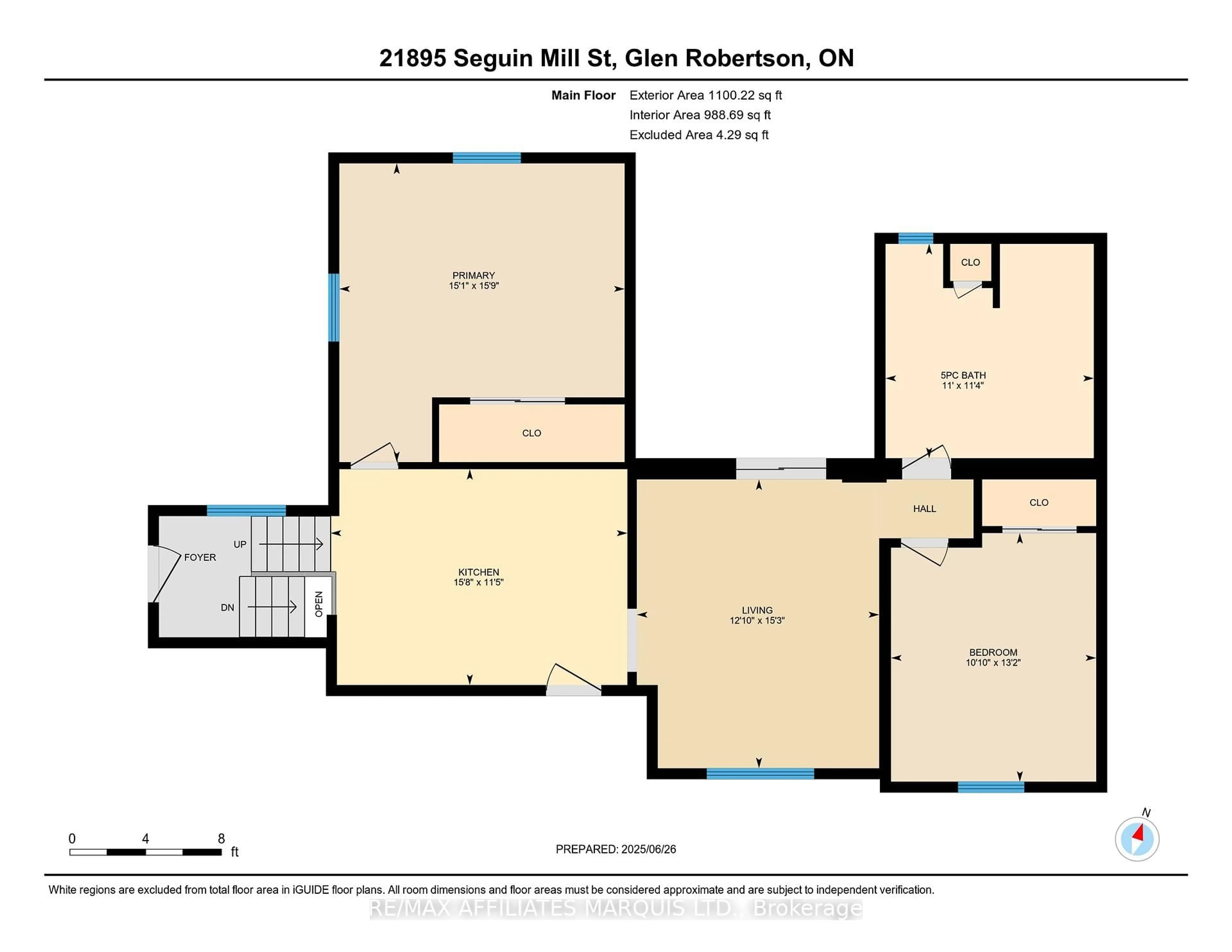 Floor plan for 21895 SEGUIN MILL St, North Glengarry Ontario K0B 1H0