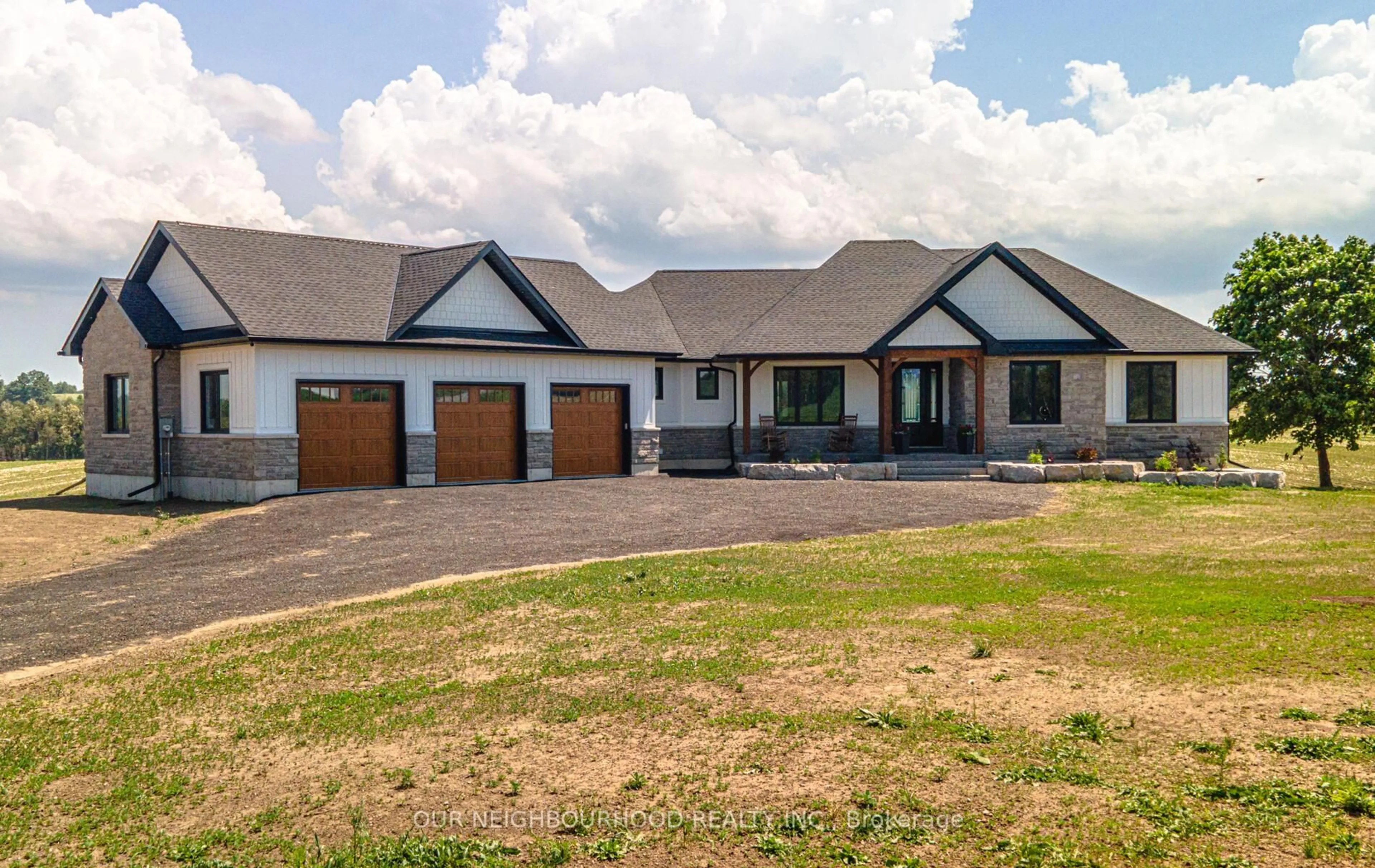 A pic from outside/outdoor area/front of a property/back of a property/a pic from drone, unknown for 252 7A Highway, Kawartha Lakes Ontario L0A 1C0