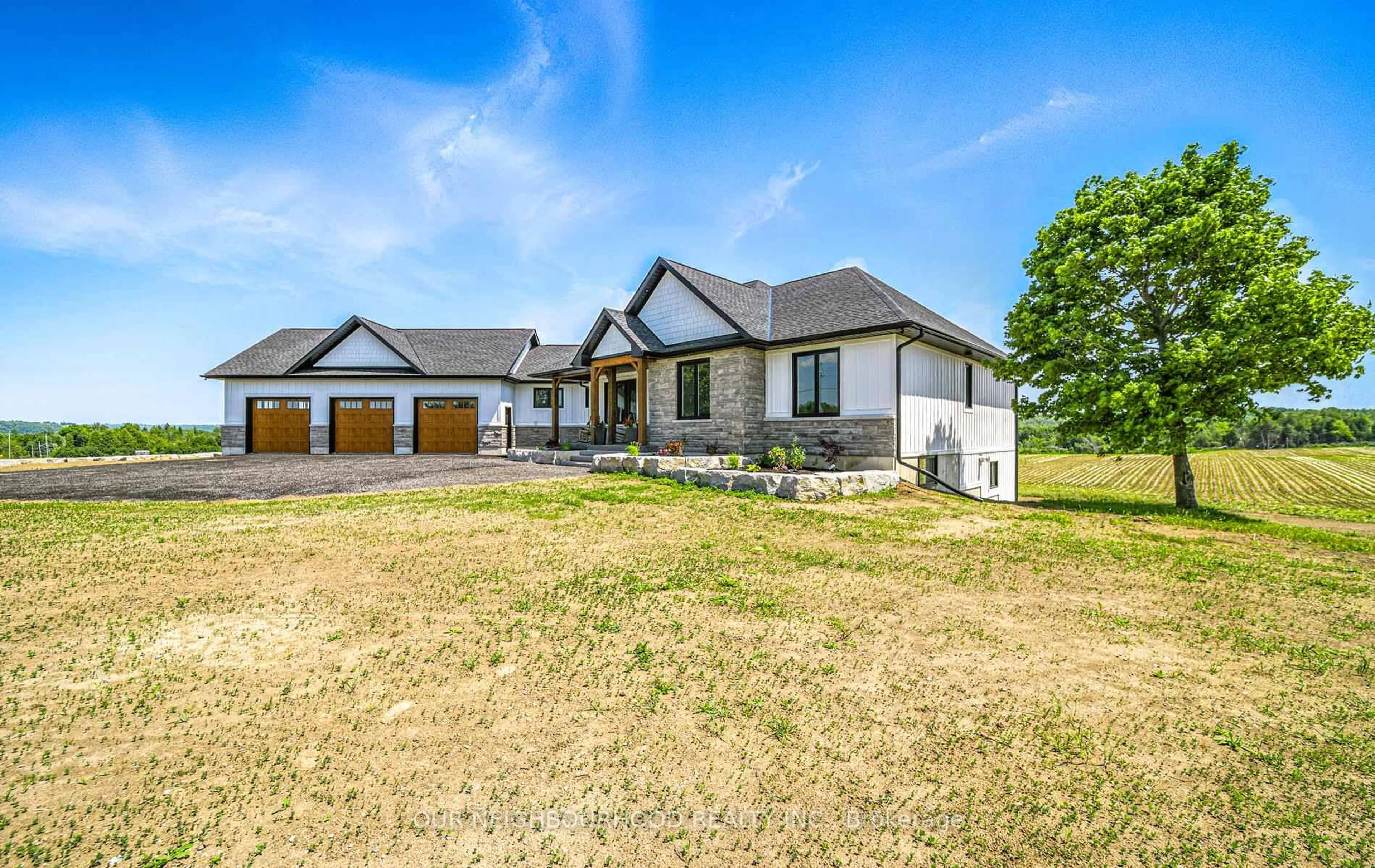 A pic from outside/outdoor area/front of a property/back of a property/a pic from drone, unknown for 252 7A Highway, Kawartha Lakes Ontario L0A 1C0