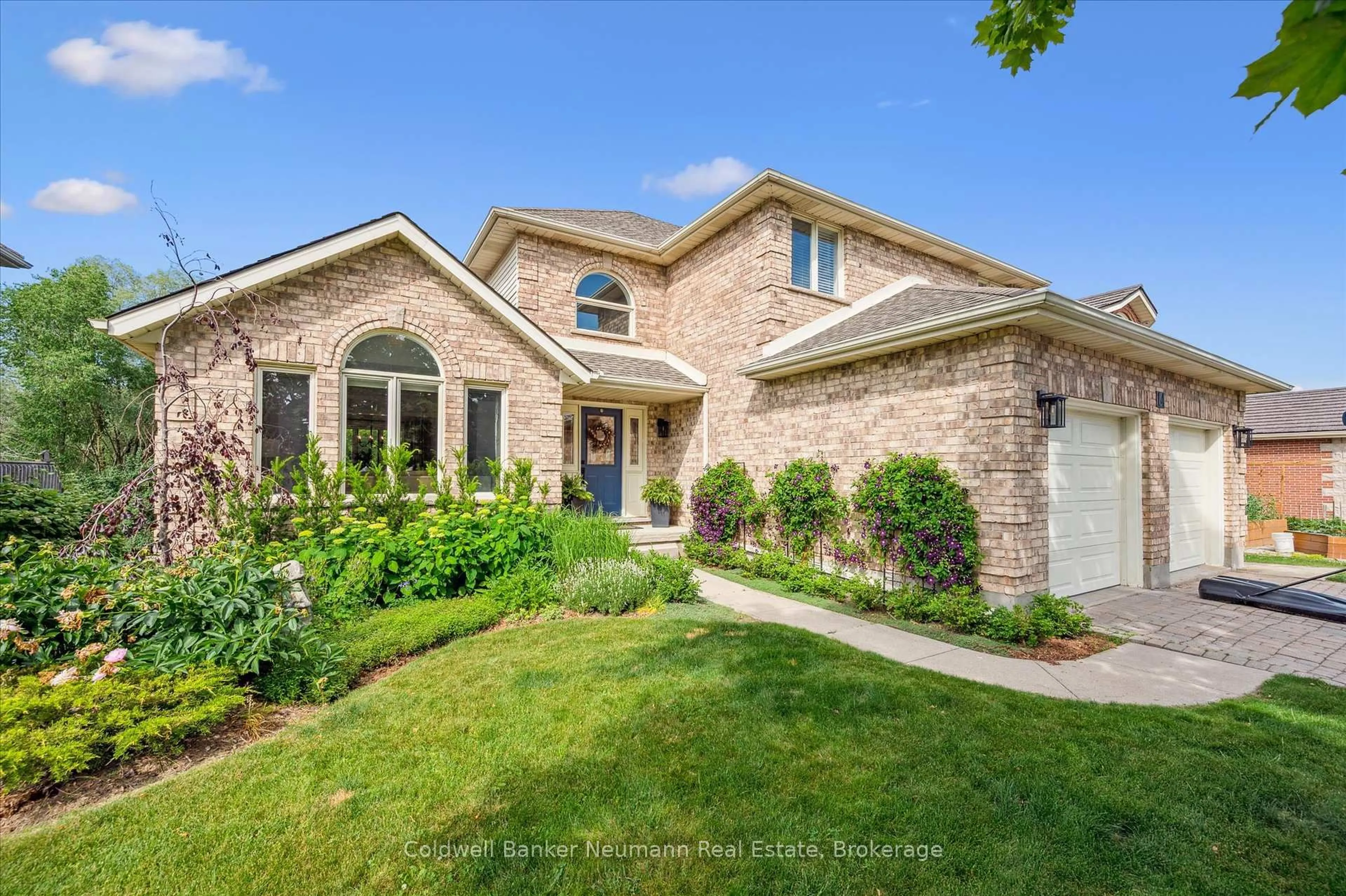 Home with brick exterior material, street for 14 Bathgate Dr, Guelph Ontario N1L 1A8