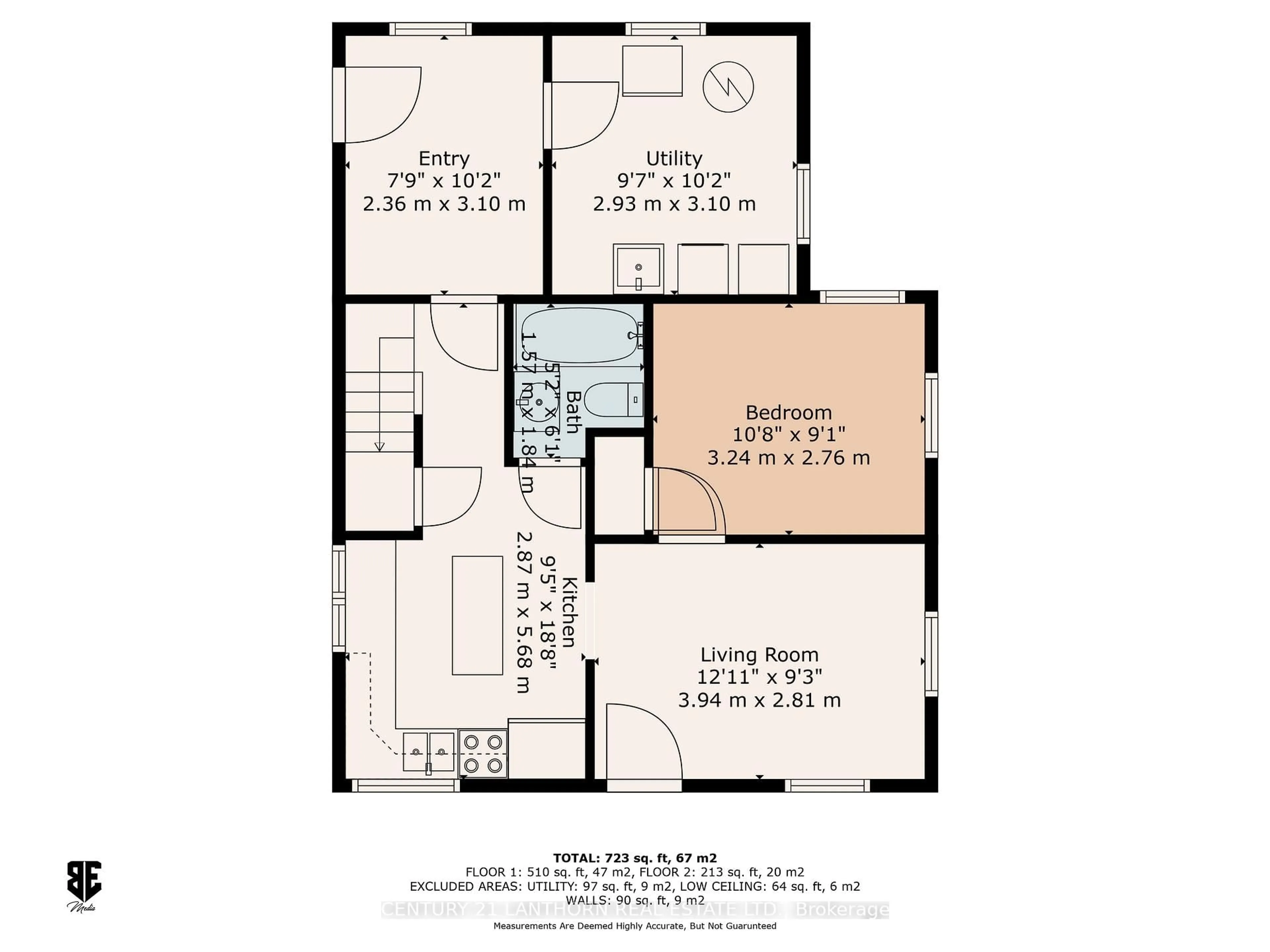 Floor plan for 58 Kidd Ave, Quinte West Ontario K8V 2C7