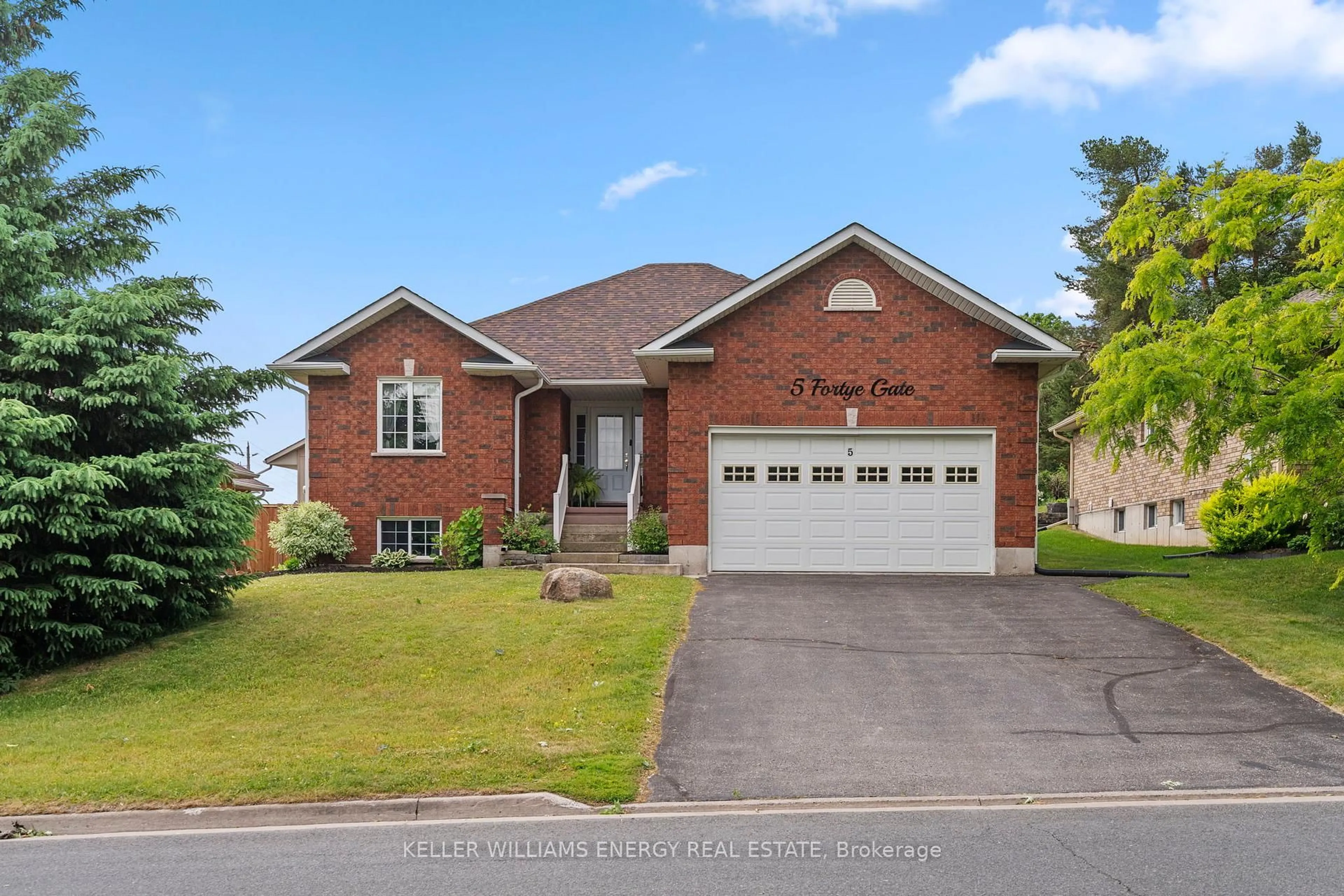 Home with brick exterior material, street for 5 Fortye Gate, Peterborough West Ontario K9K 2E7