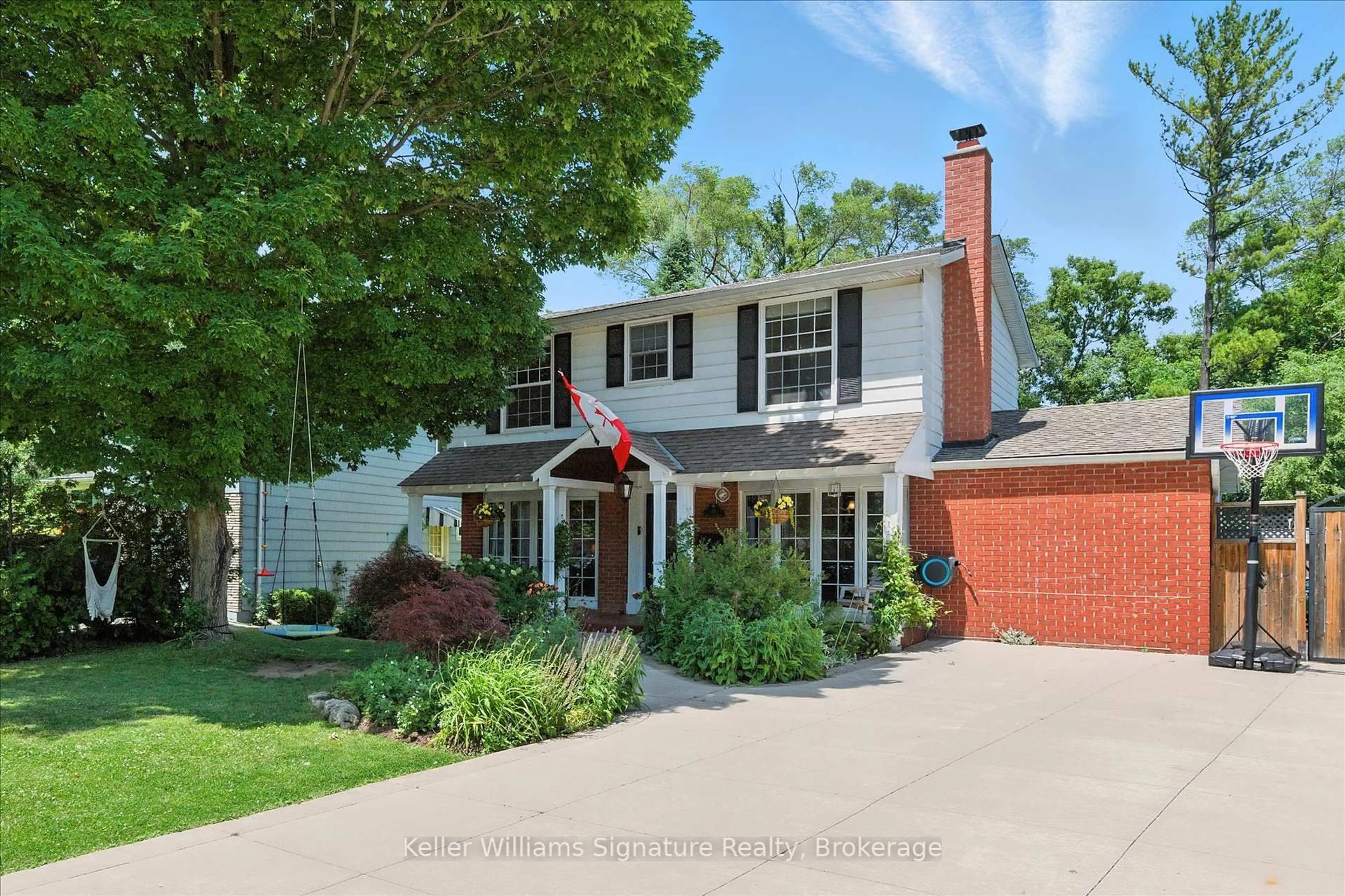 Home with brick exterior material, street for 18 Moonglow Pl, Hamilton Ontario L9H 3R7