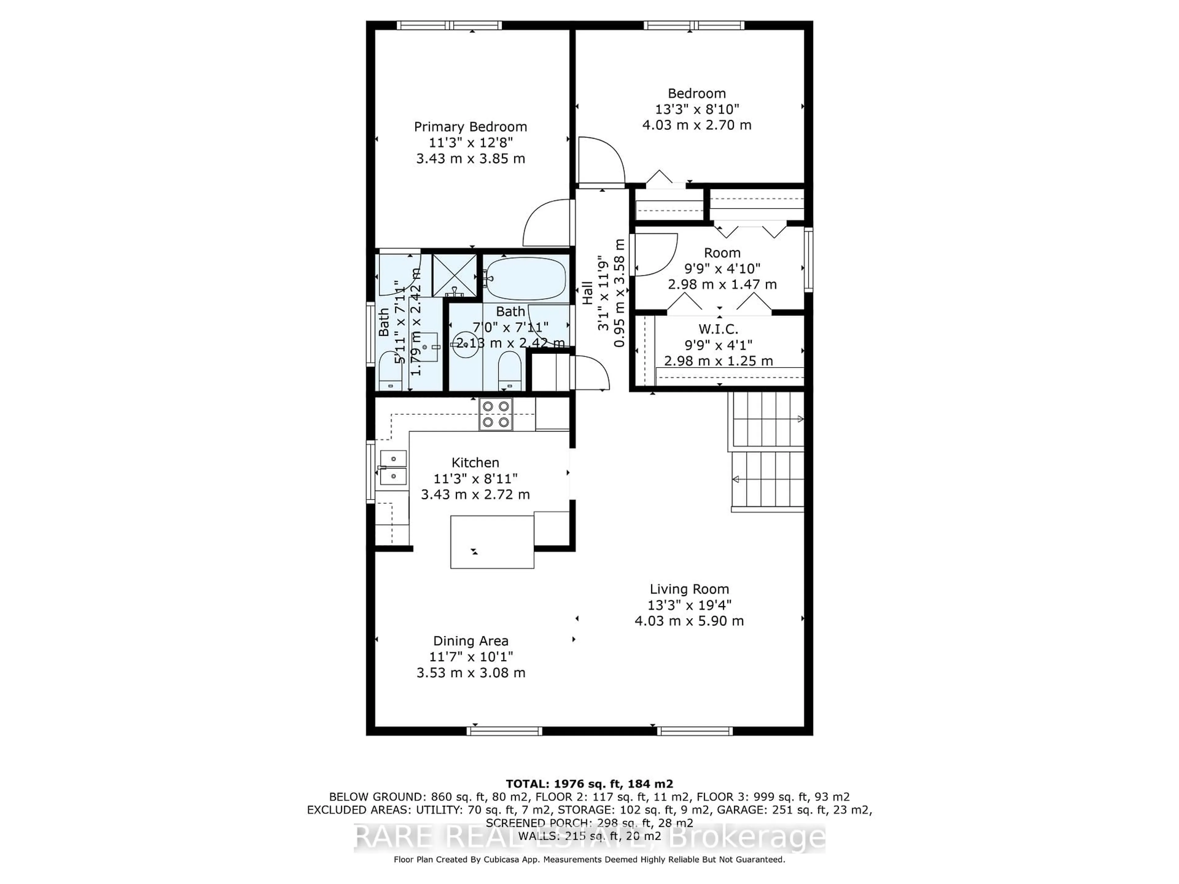 Floor plan for 5 Adams Lane, Norfolk Ontario M3Y 4P4