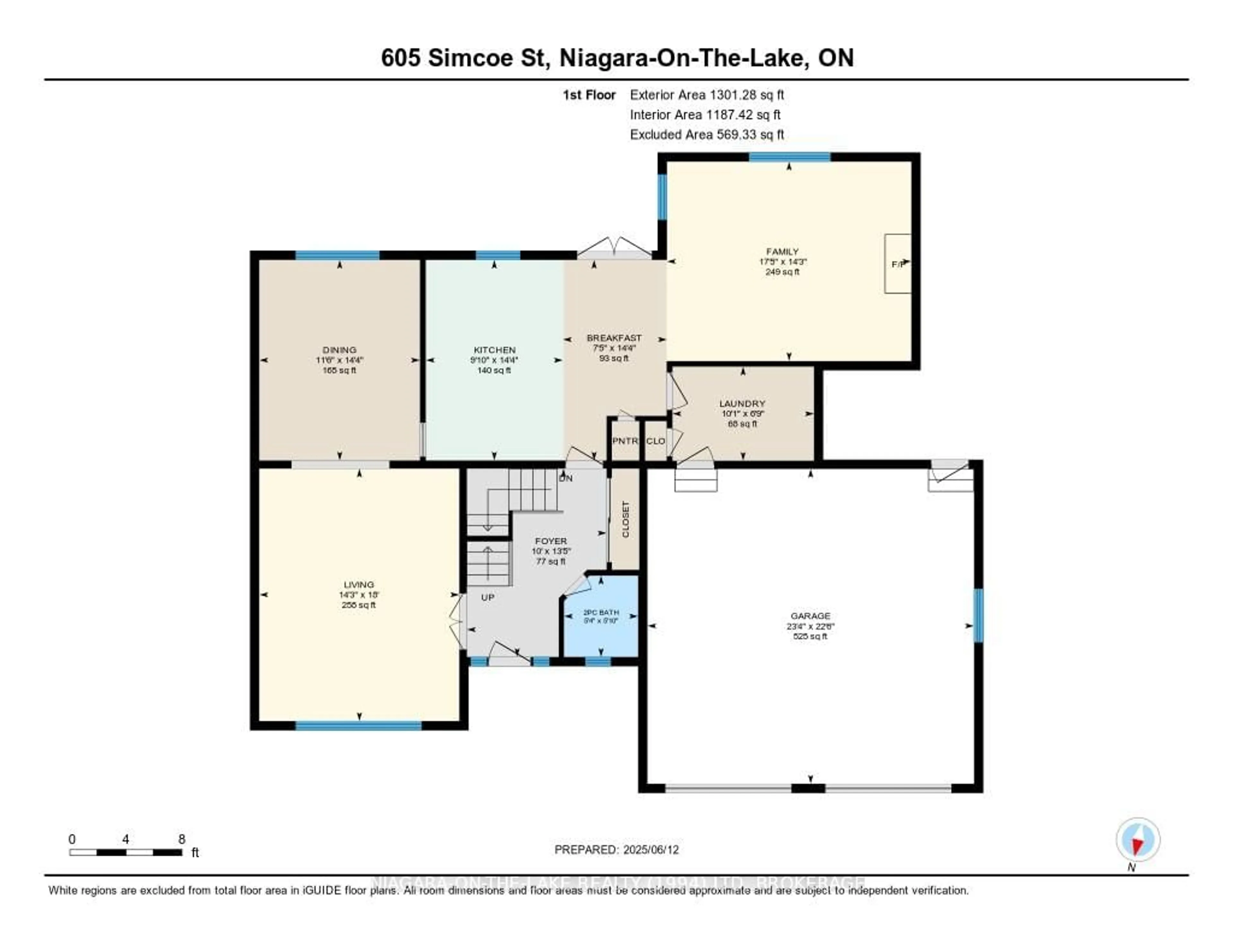 Floor plan for 605 Simcoe St, Niagara-on-the-Lake Ontario L0S 1J0