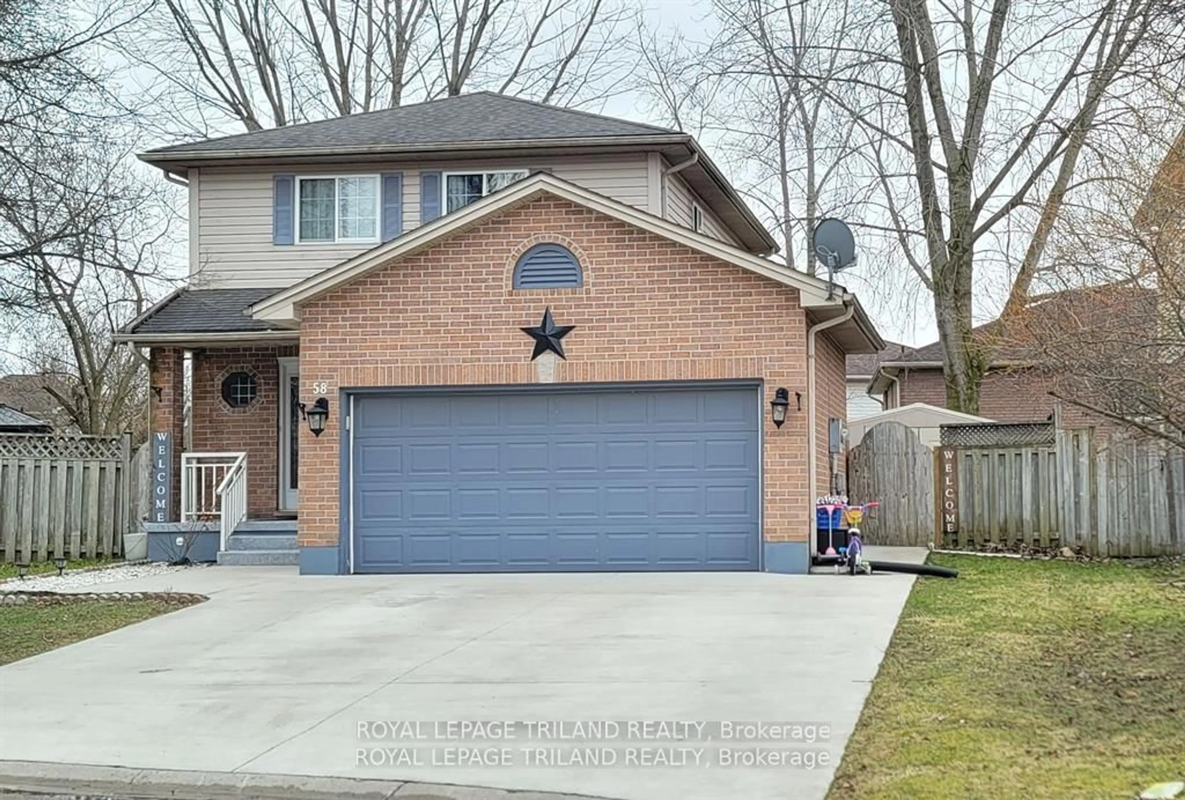 Home with brick exterior material, street for 58 Stonehenge Crt, London East Ontario N5V 4M6