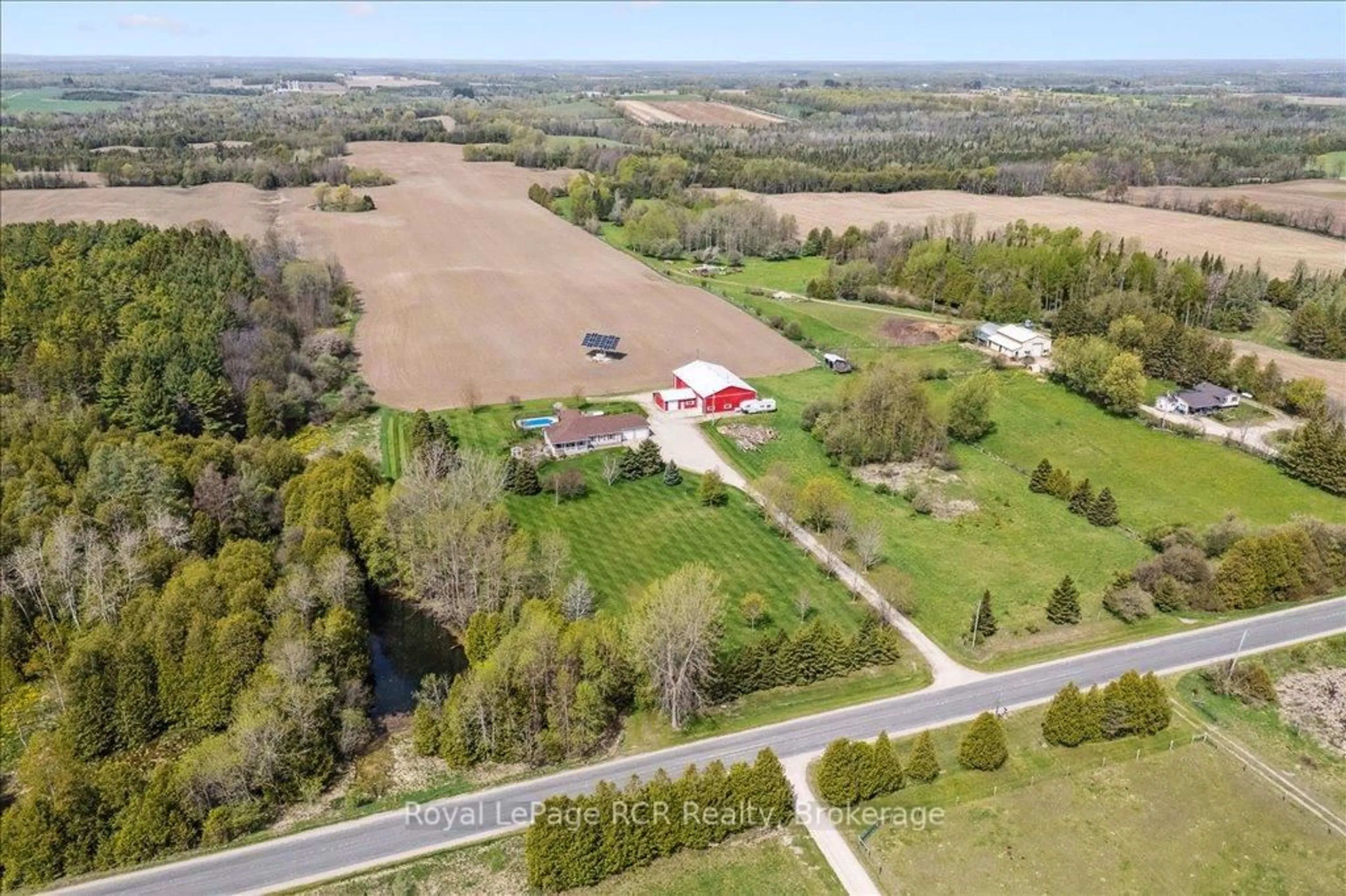 A pic from outside/outdoor area/front of a property/back of a property/a pic from drone, unknown for 392492 Southgate Sdrd 39 Sdrd, Southgate Ontario N0G 2A0