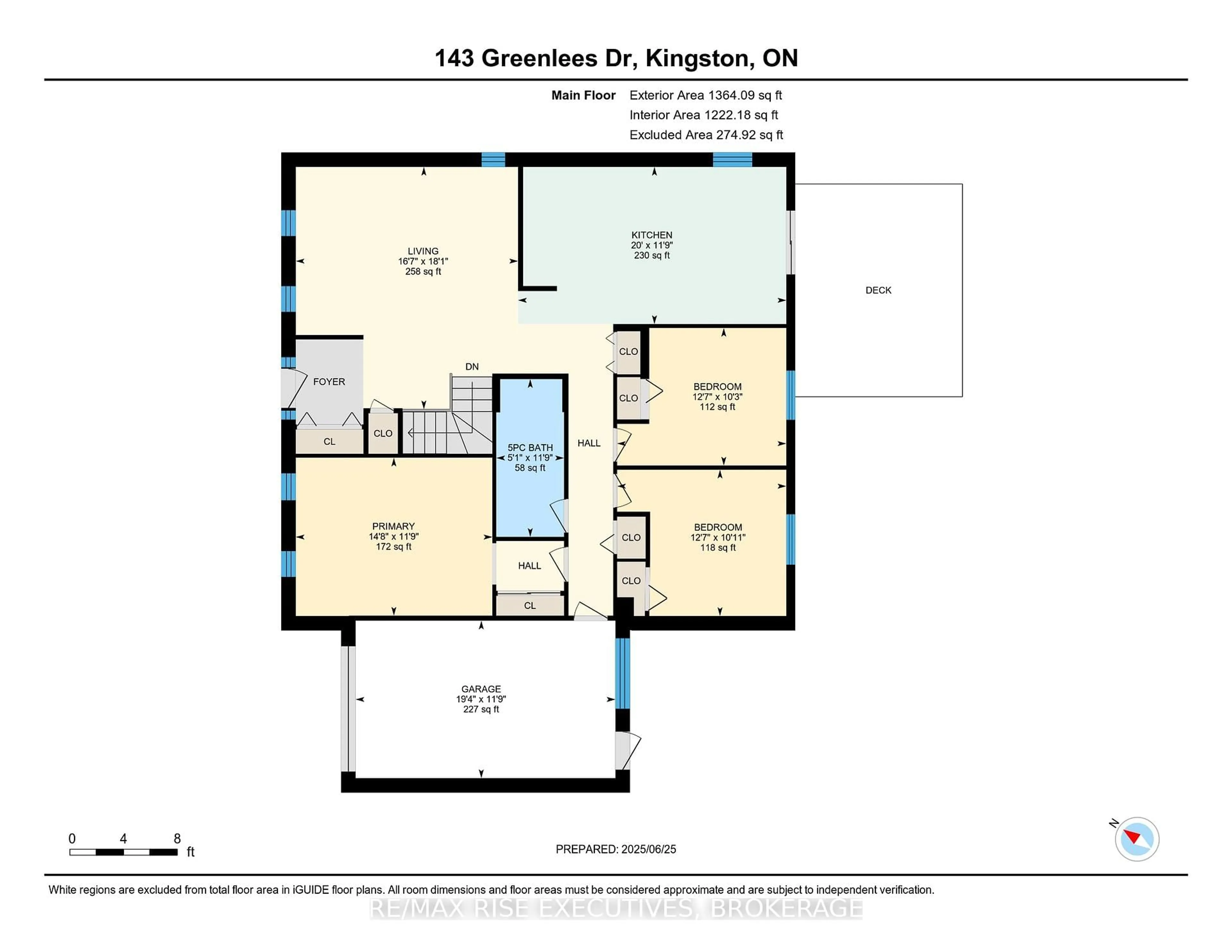 Floor plan for 143 Greenlees Dr, Kingston Ontario K7K 6R5