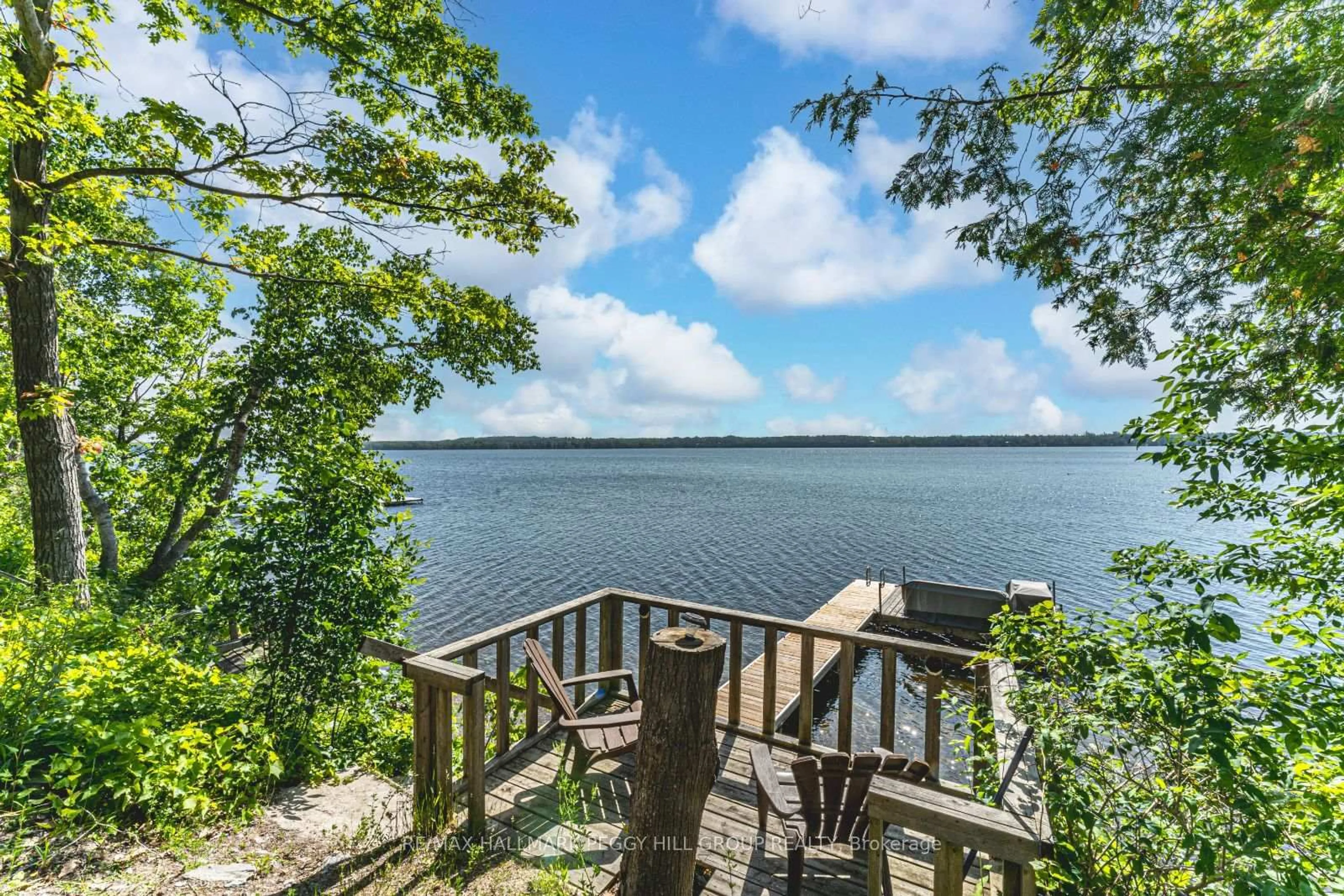 Patio, water/lake/river/ocean view for 185 Avery Point Rd, Kawartha Lakes Ontario L0K 1W0