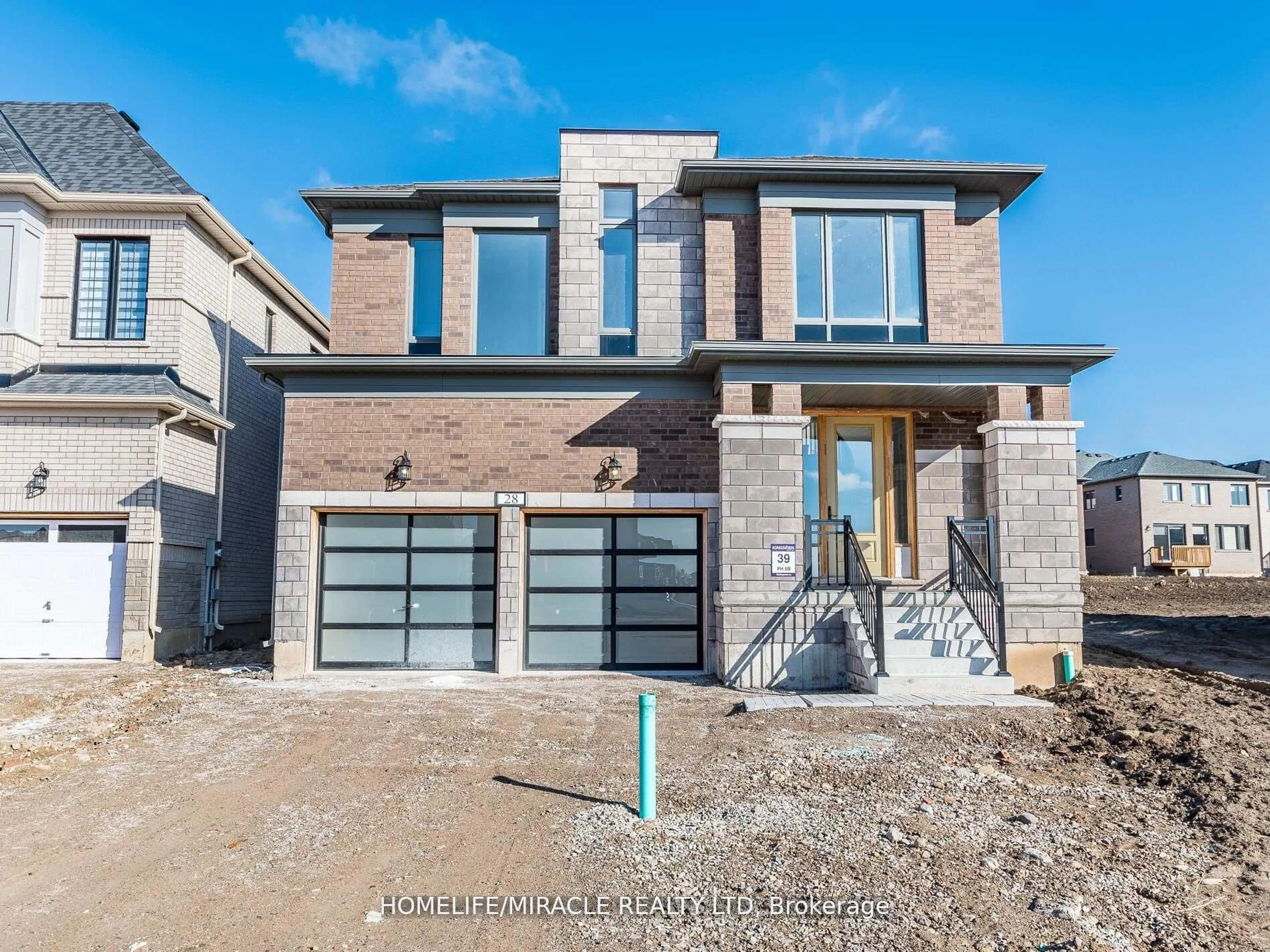 Home with brick exterior material, street for 28 Harding Crt, Woodstock Ontario N4S 7W2