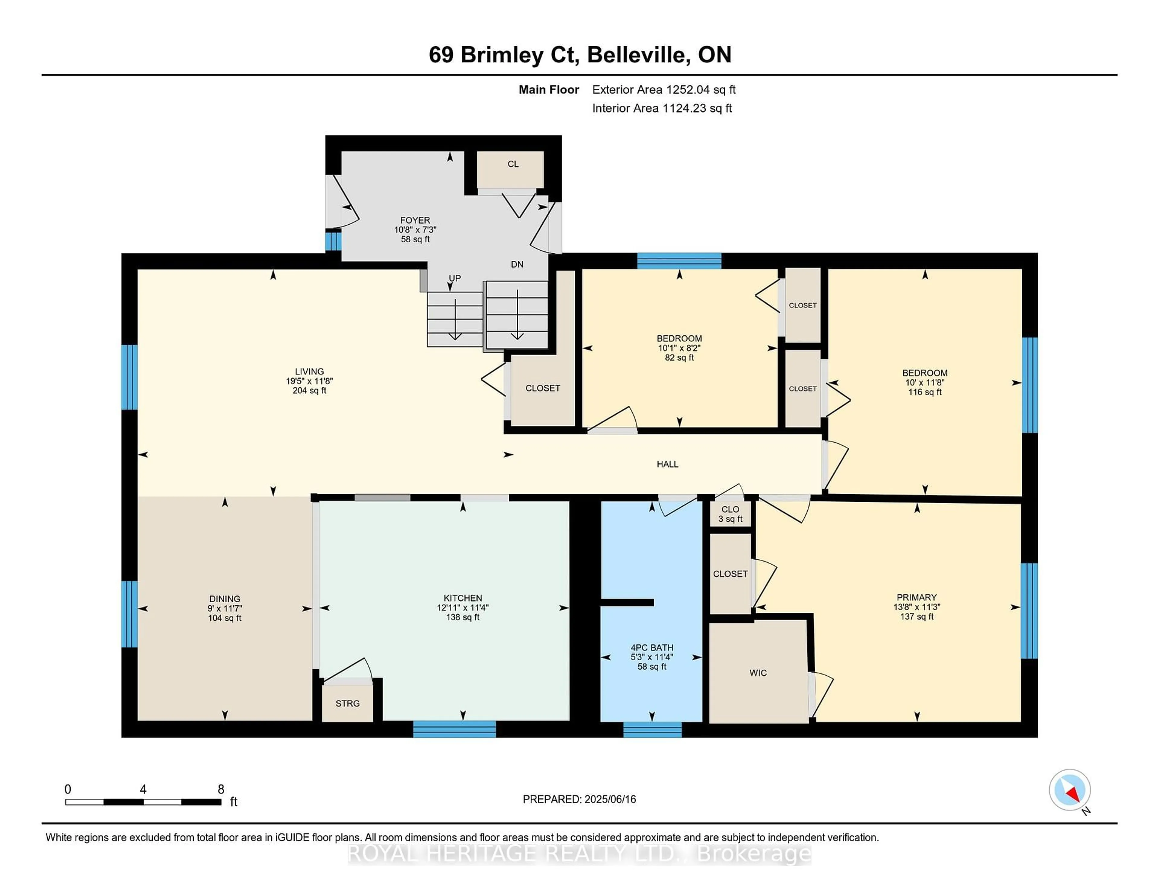 Floor plan for 69 Brimley Crt, Belleville Ontario K8N 5L4