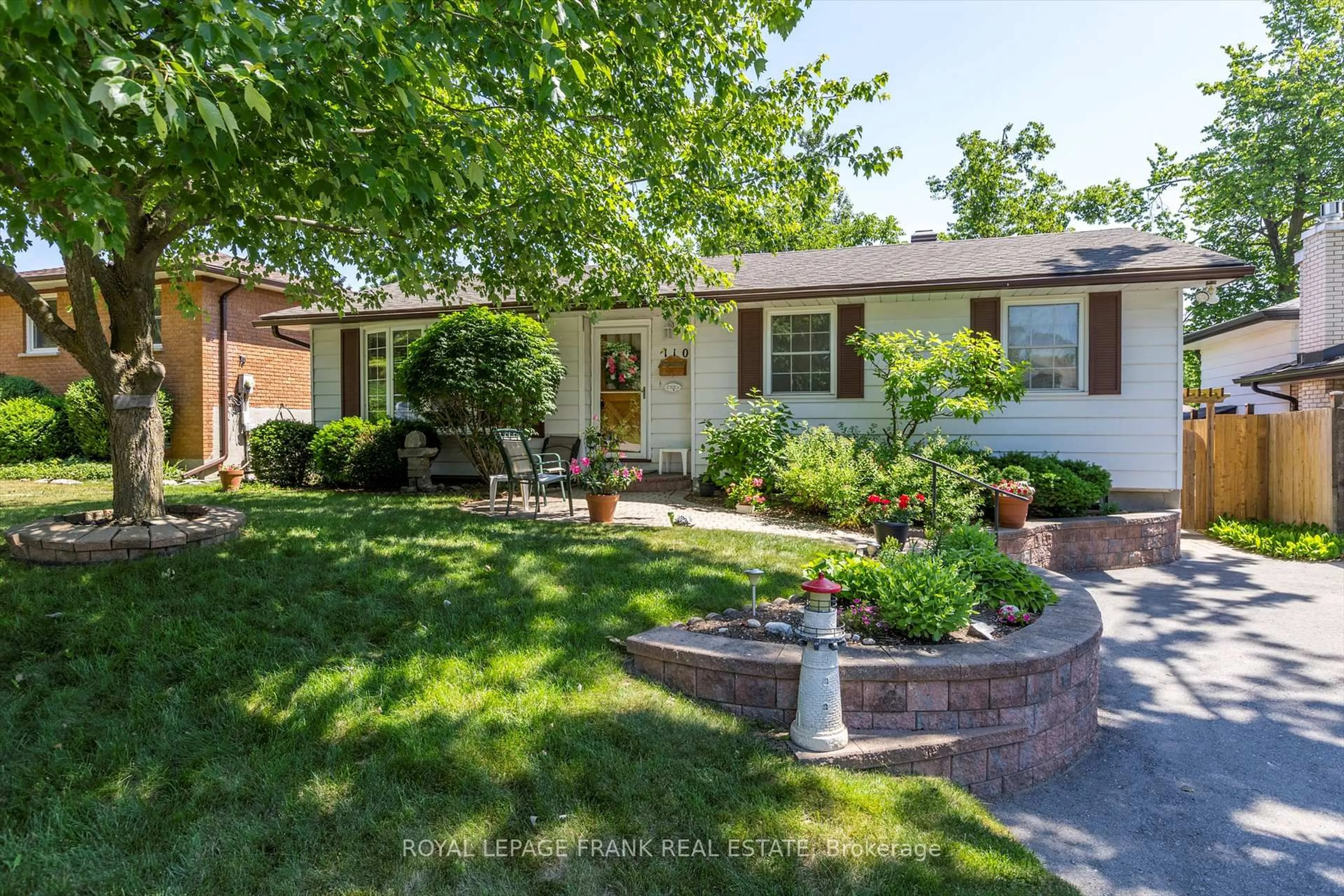 Home with brick exterior material, street for 110 Greenhill Dr, Peterborough West Ontario K9J 6E4