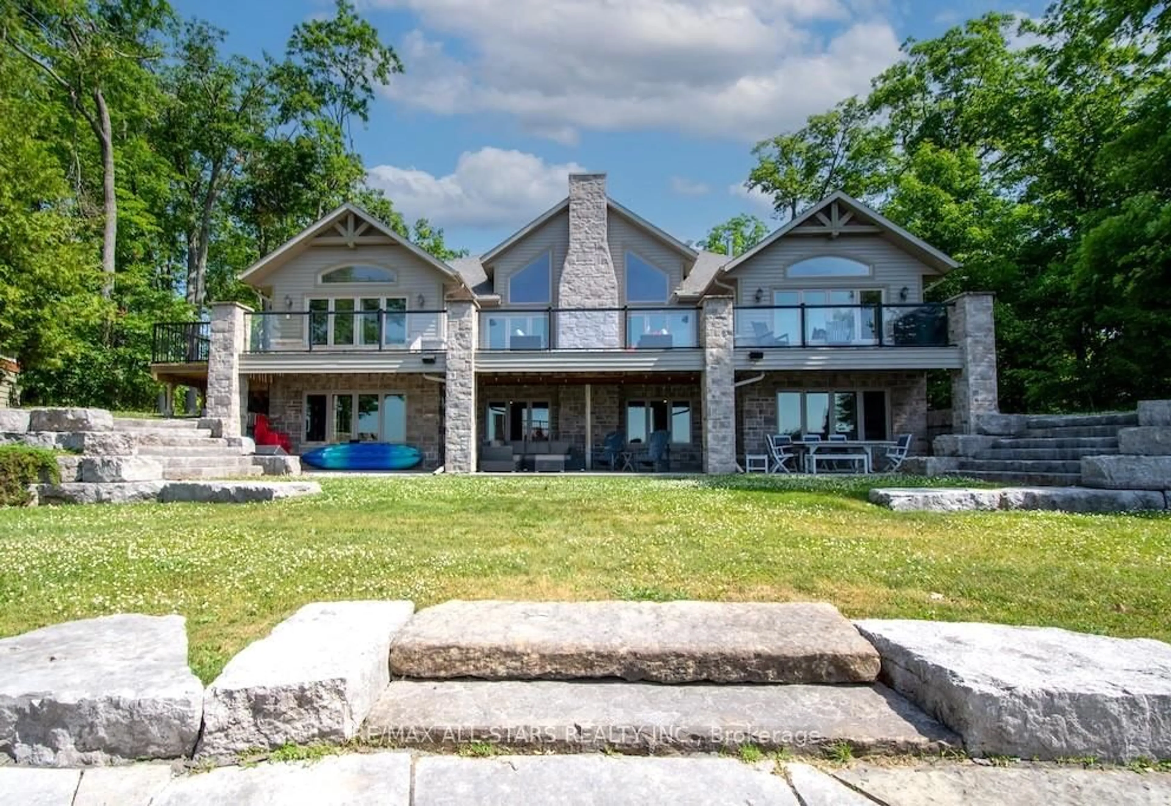 Home with brick exterior material, water/lake/river/ocean view for 64 Fire Route 103 B, Trent Lakes Ontario K0M 1A0
