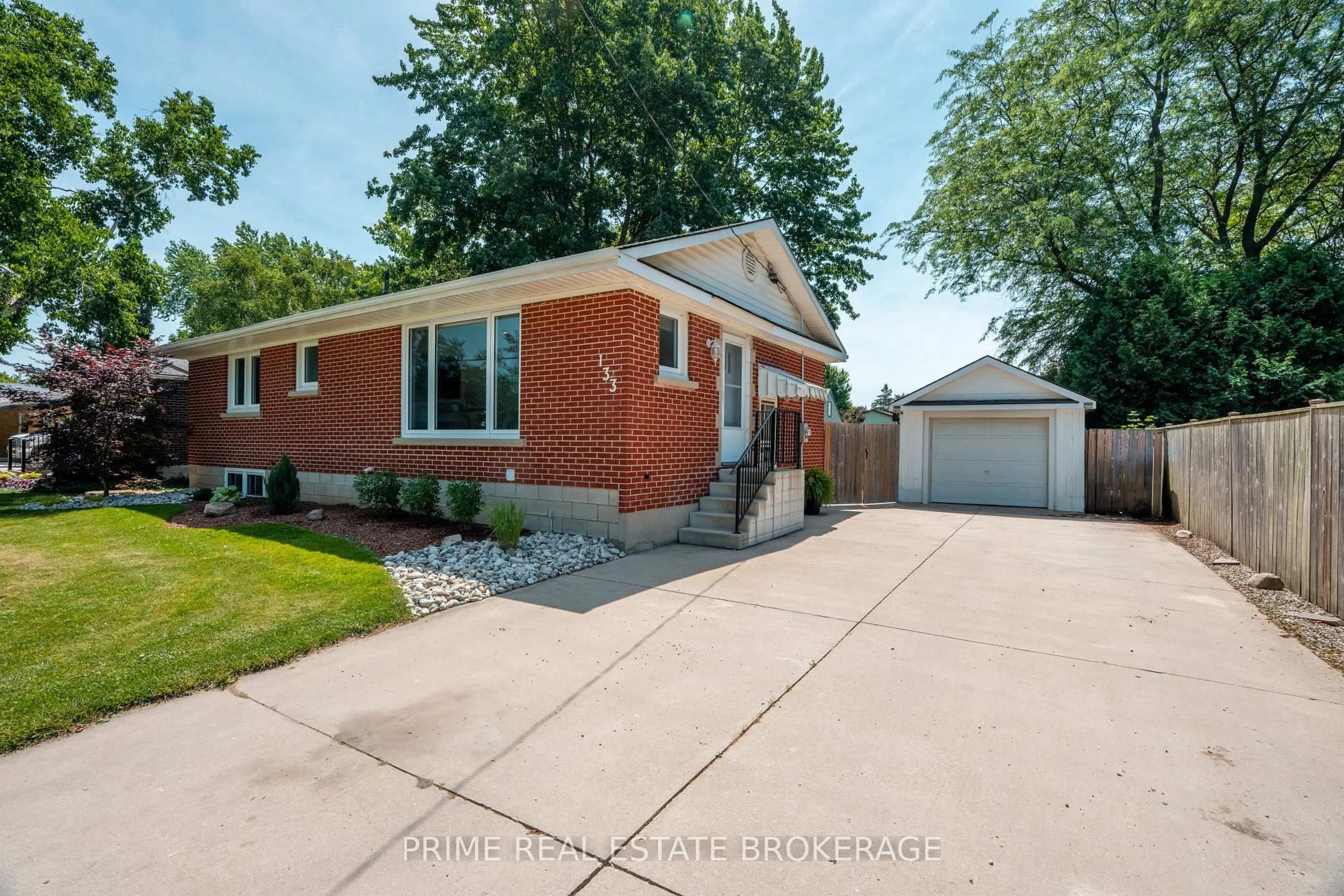 Home with brick exterior material, street for 133 Sanders St, South Huron Ontario N0M 1S1