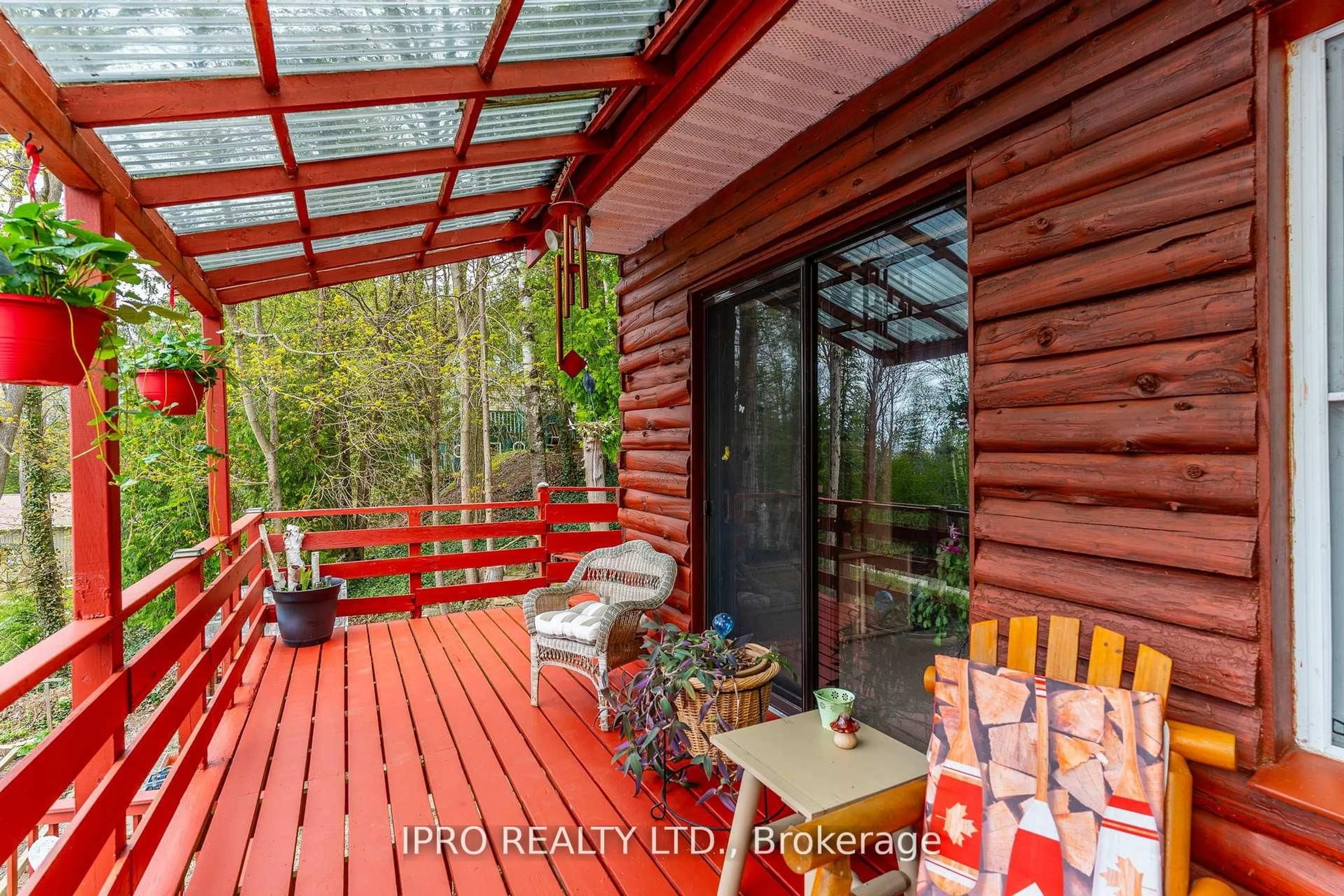 Patio, forest/trees view for 502495 Grey Road 1, Georgian Bluffs Ontario N0H 2T0
