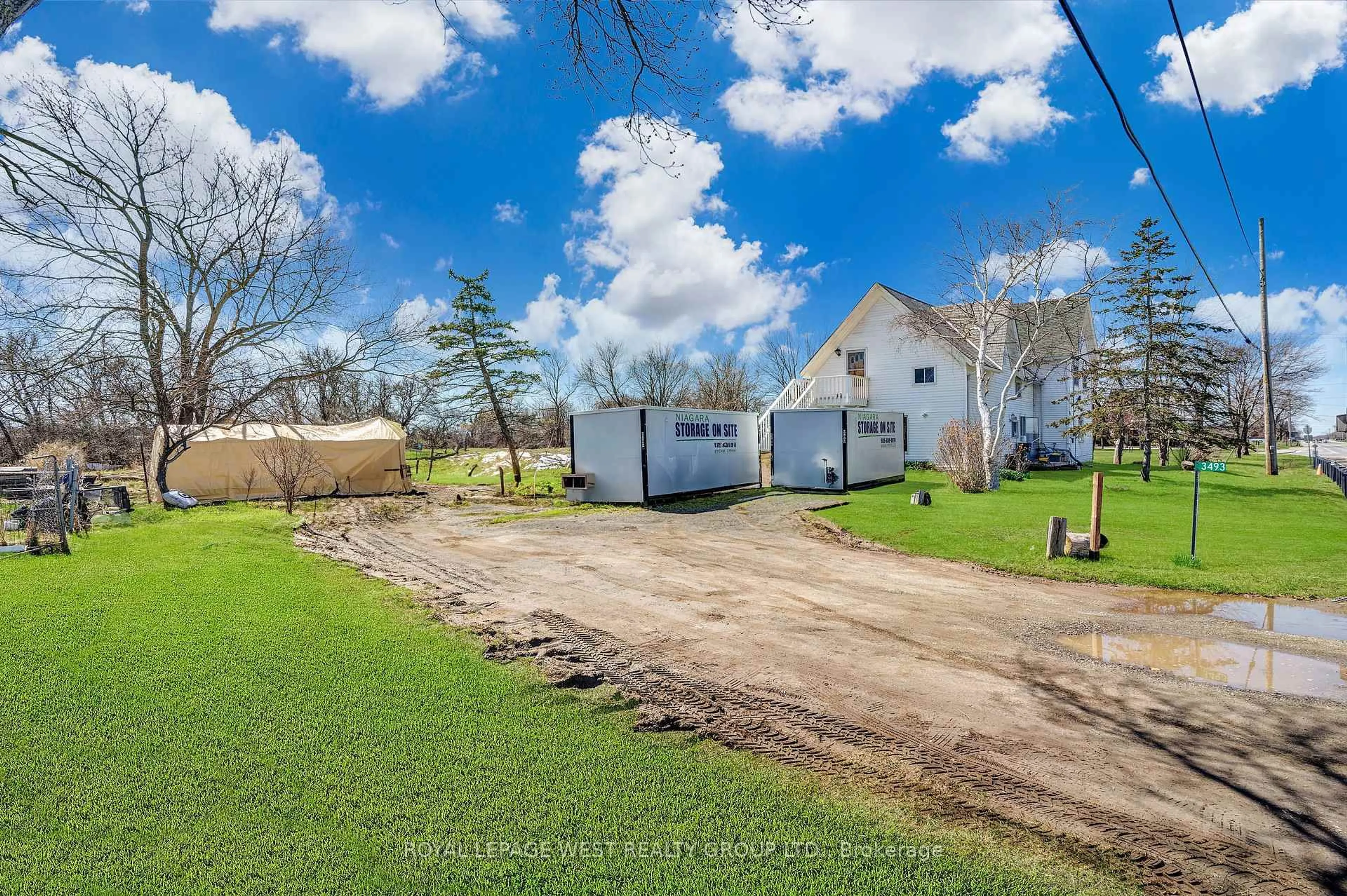 A pic from outside/outdoor area/front of a property/back of a property/a pic from drone, water/lake/river/ocean view for 3493 Highway 3, Port Colborne Ontario L3K 5V3