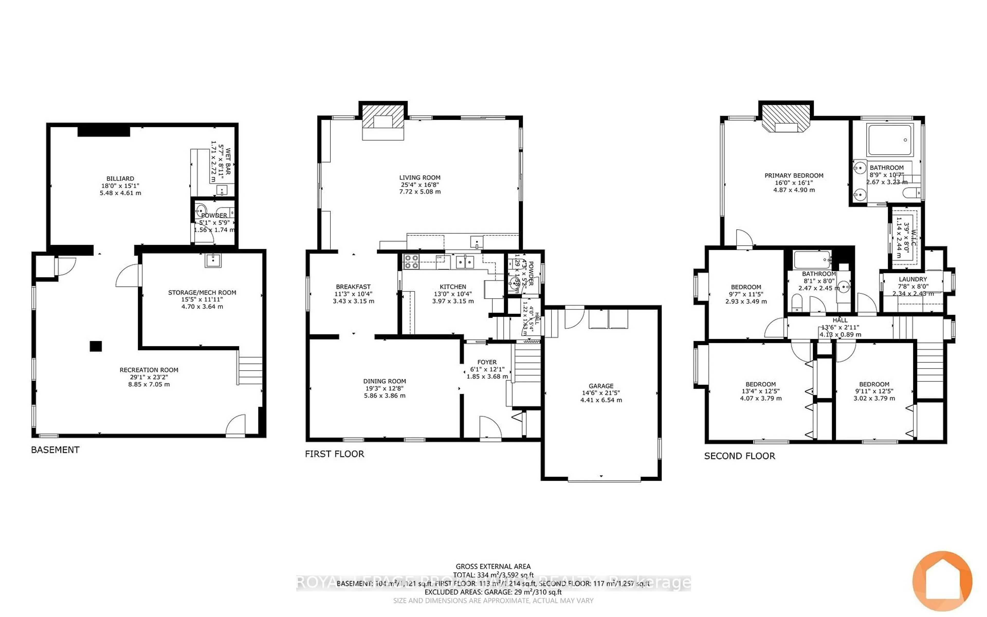 Floor plan for 27 FOREST HILL Cres, Belleville Ontario K8N 4M4