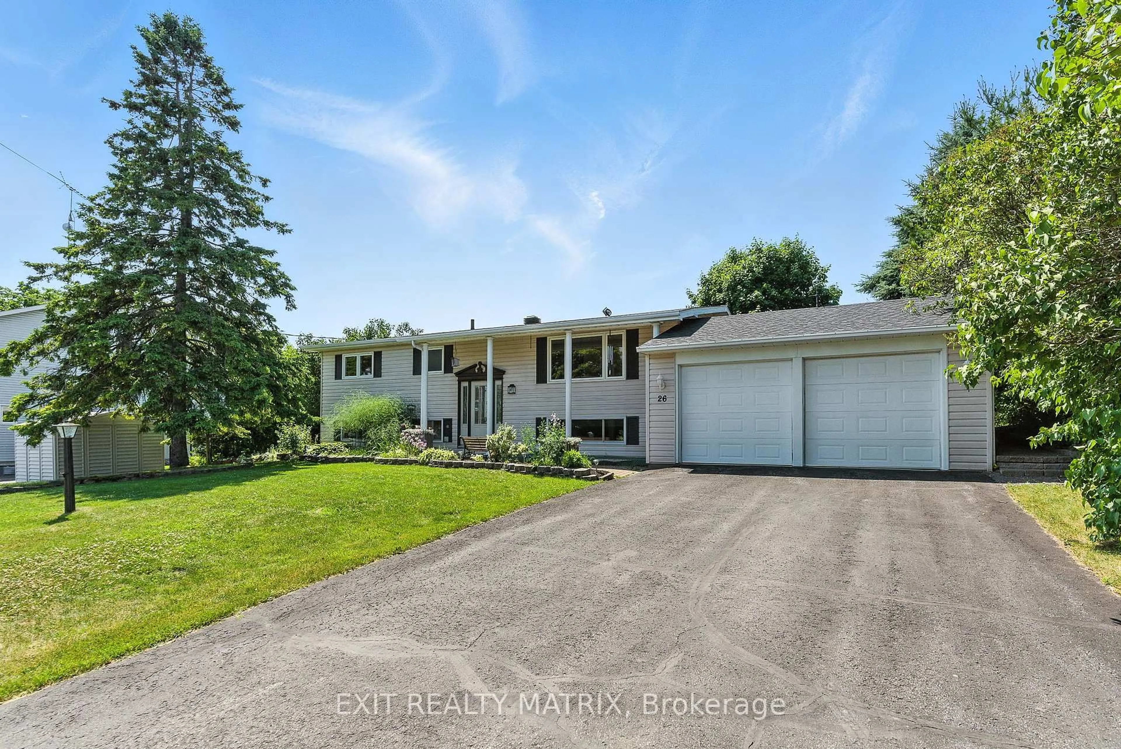 A pic from outside/outdoor area/front of a property/back of a property/a pic from drone, street for 26 Farmers Ave, Champlain Ontario K0B 1R0