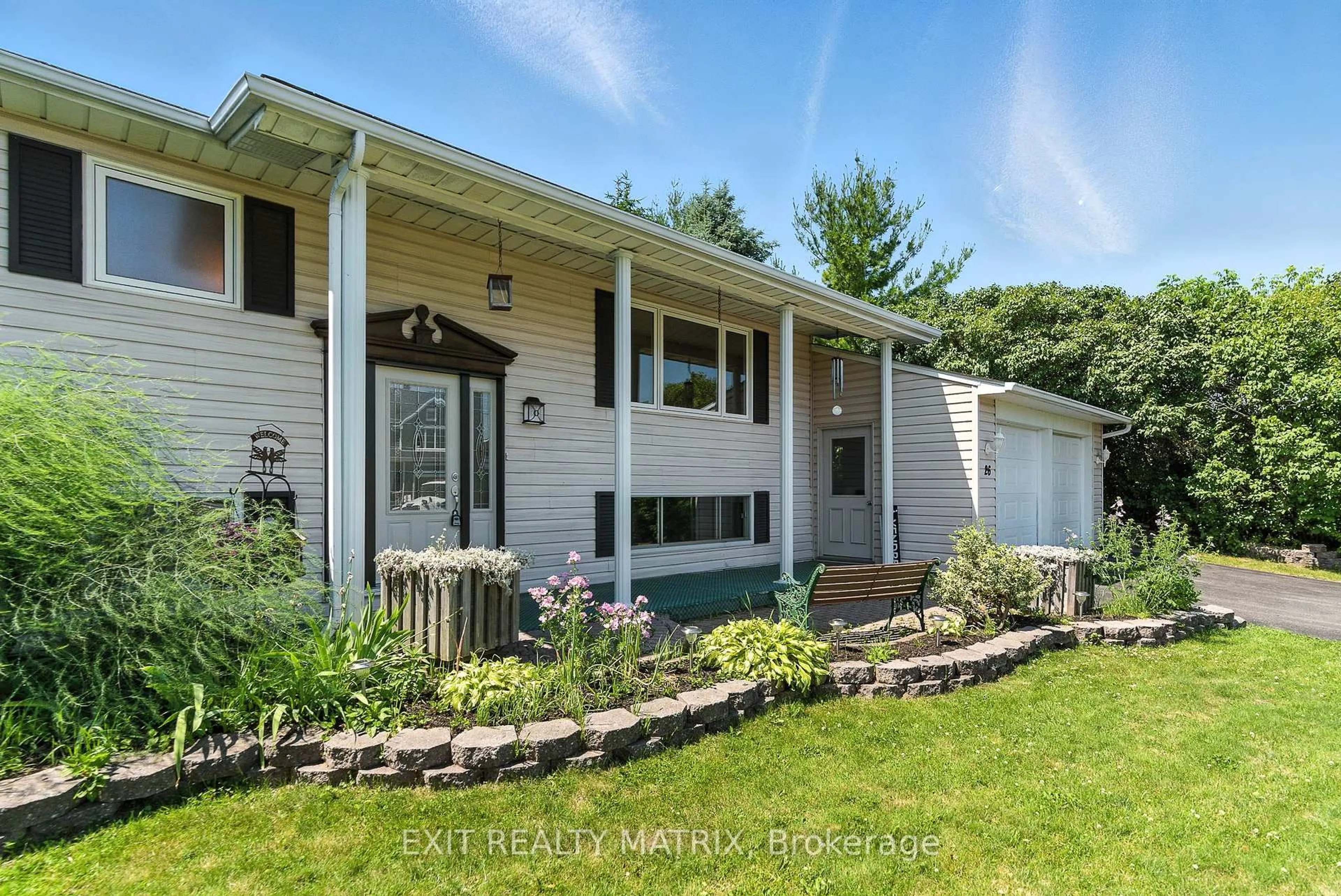 Home with vinyl exterior material, street for 26 Farmers Ave, Champlain Ontario K0B 1R0