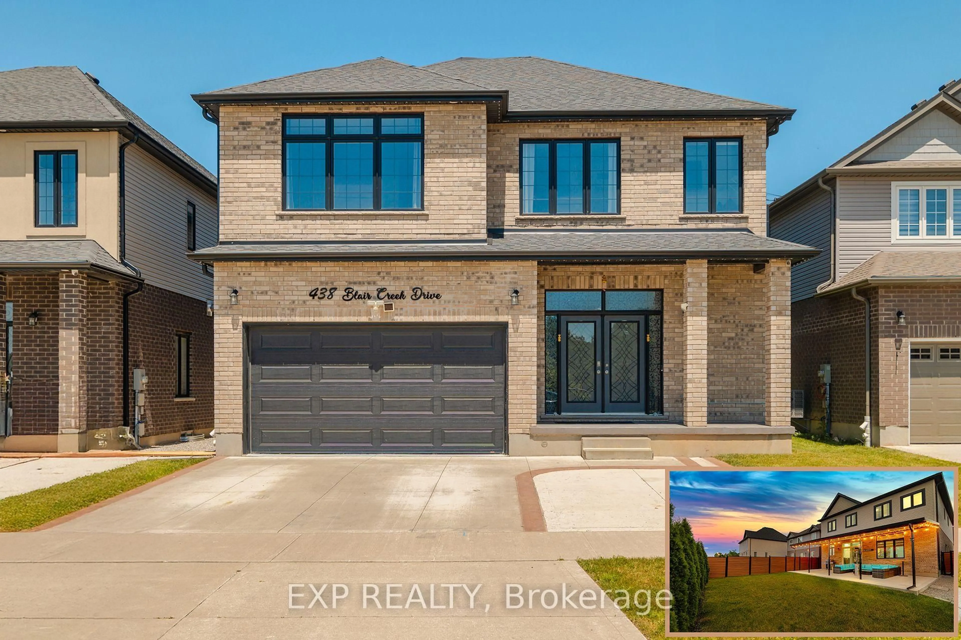 Home with brick exterior material, street for 438 Blair Creek Dr, Waterloo Ontario N2P 0H6