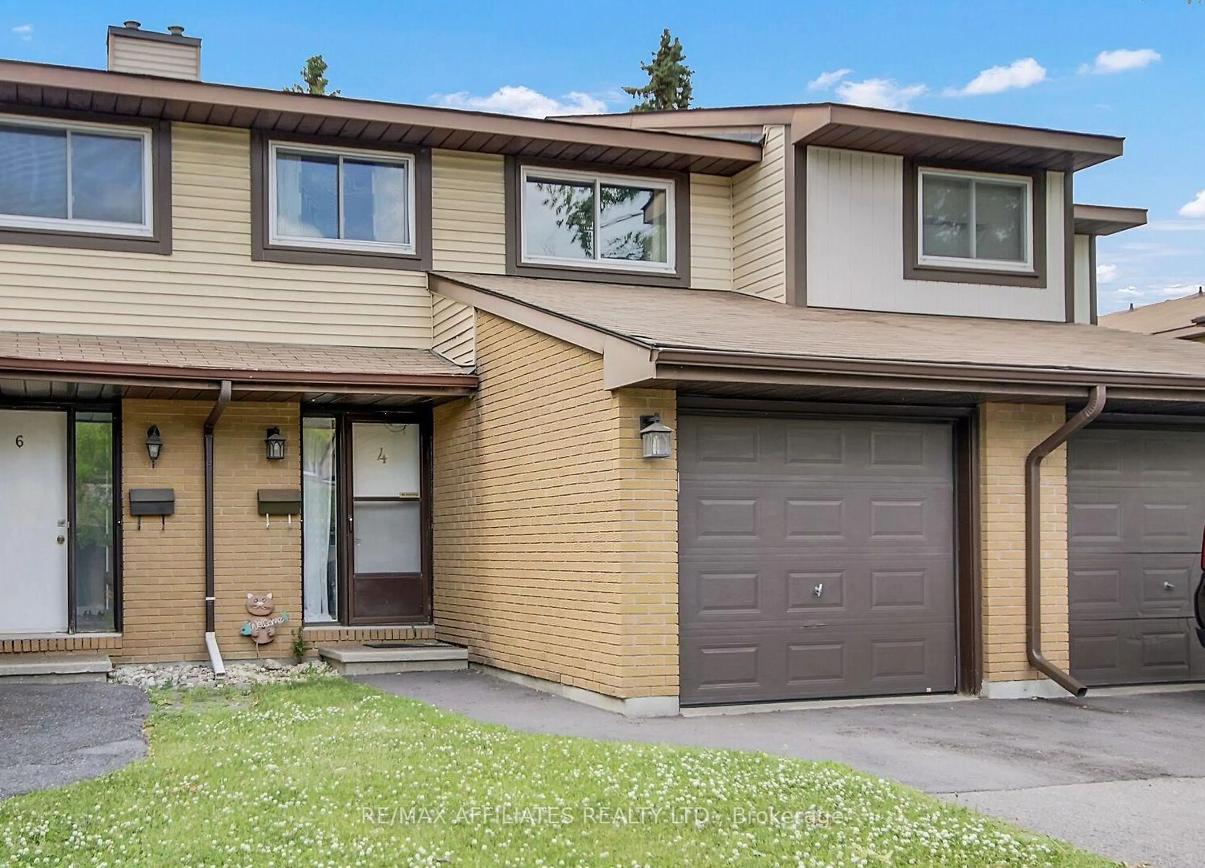 Home with brick exterior material, street for 4 Baneberry Cres, Ottawa Ontario K2L 2Y4
