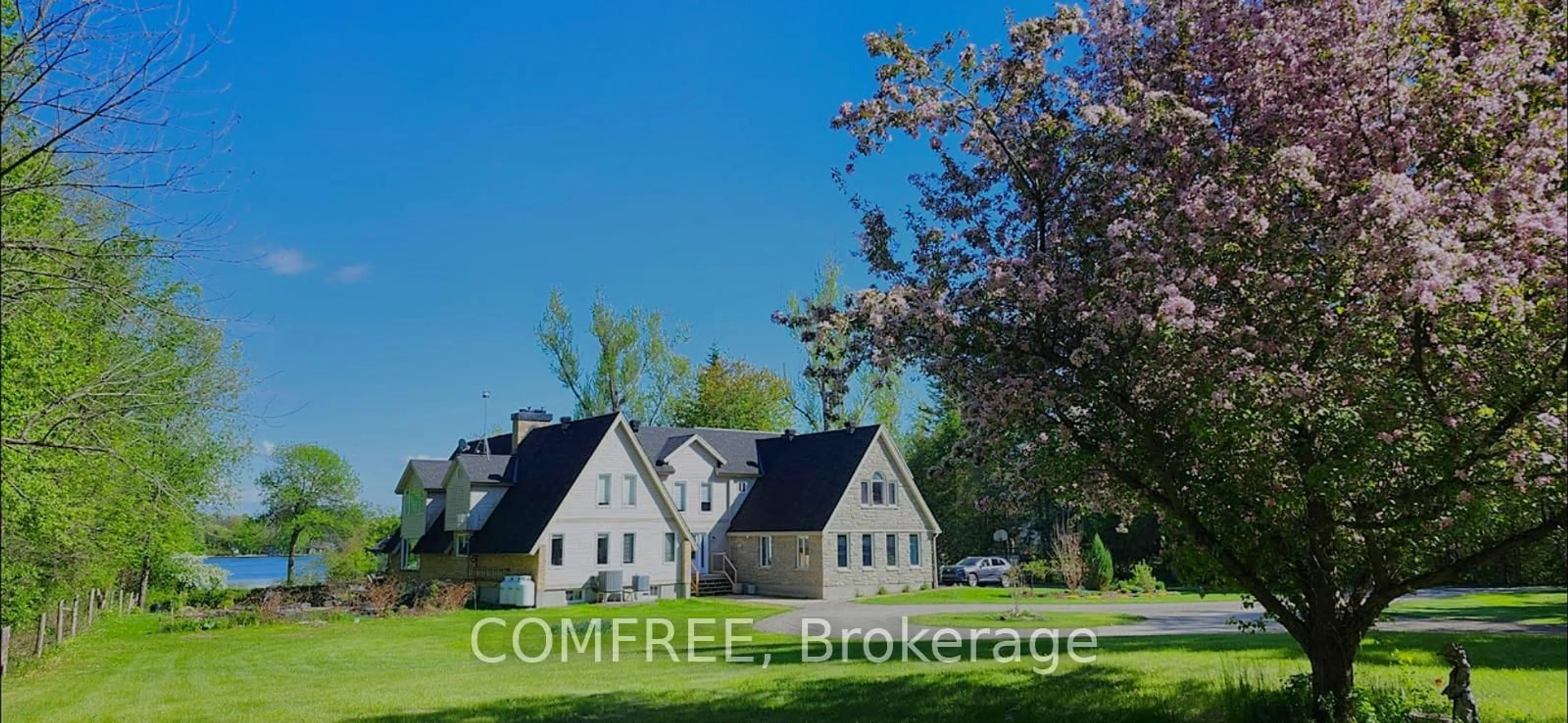 Home with vinyl exterior material, street for 7769 Merlyn Wilson Rd, Kemptville Ontario K0G 1J0