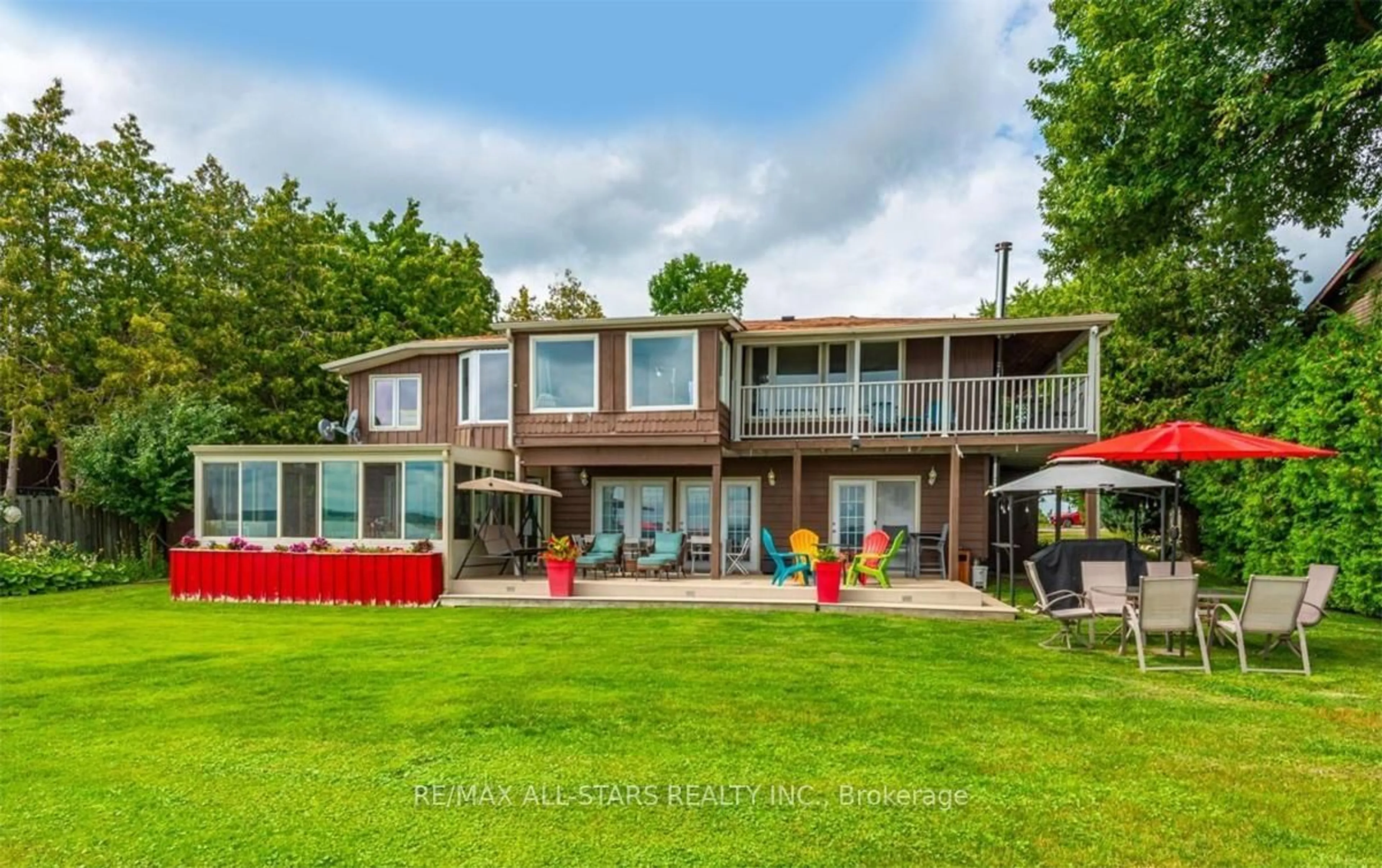 A pic from outside/outdoor area/front of a property/back of a property/a pic from drone, water/lake/river/ocean view for 81 Marsh Creek Rd, Kawartha Lakes Ontario K0M 2C0