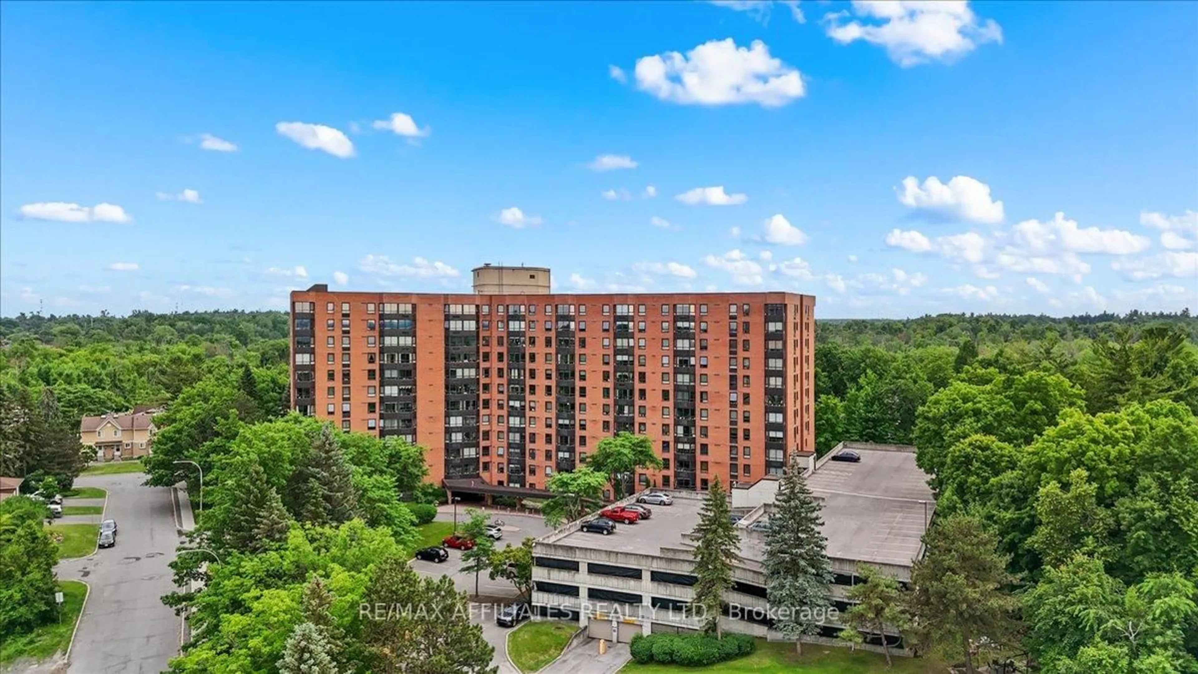 A pic from outside/outdoor area/front of a property/back of a property/a pic from drone, city buildings view from balcony for 80 Sandcastle Dr #613, Ottawa Ontario K2H 9E7
