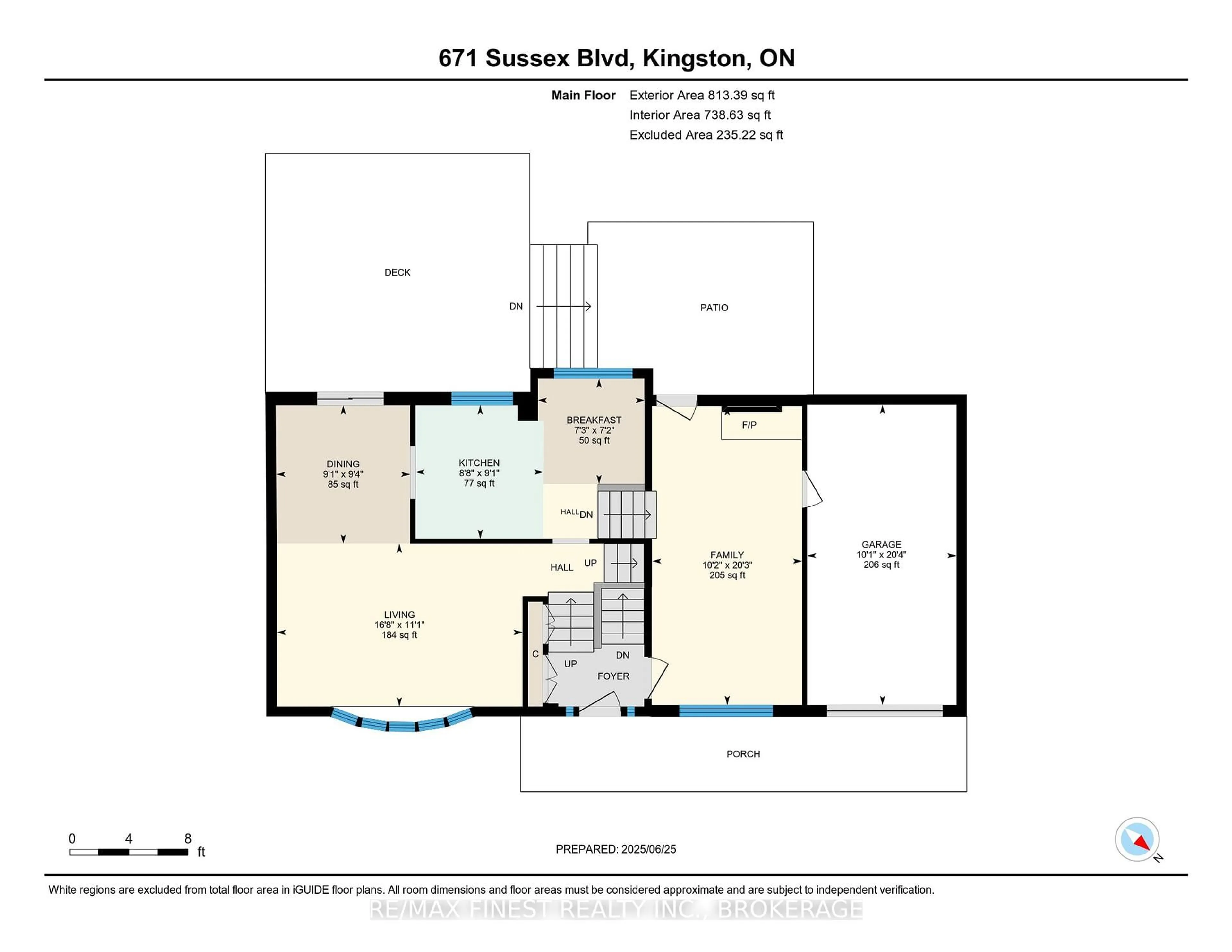 Floor plan for 671 Sussex Blvd, Kingston Ontario K7M 5B2