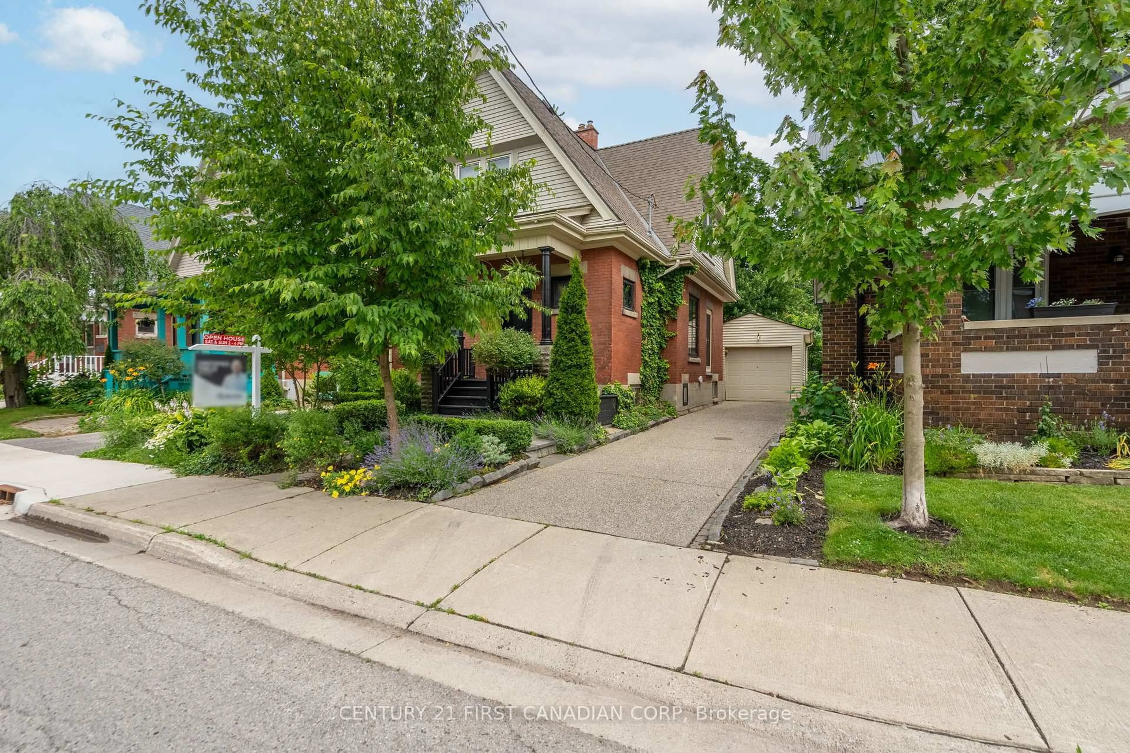 Home with brick exterior material, street for 10 Bellevue Ave, London South Ontario N6C 4A5
