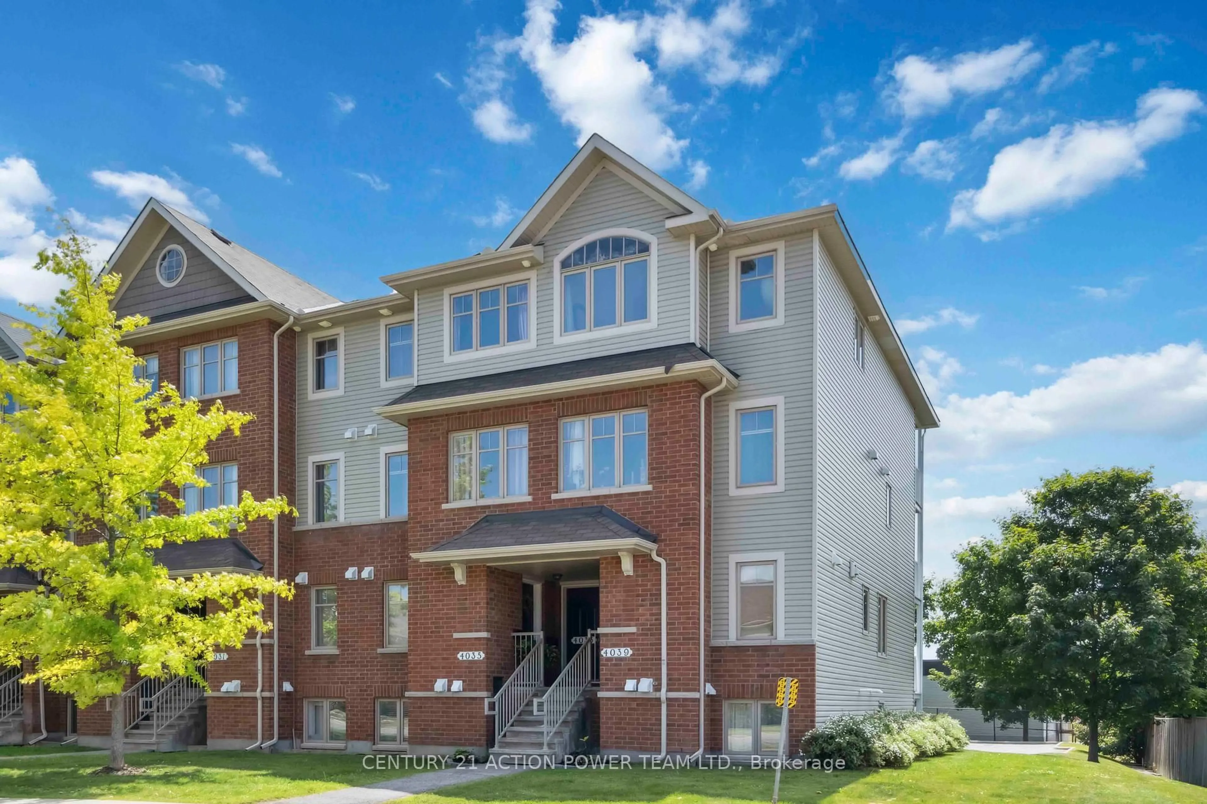 Home with brick exterior material, unknown for 4037 Canyon Walk Dr #12, Ottawa Ontario K1V 0Z4