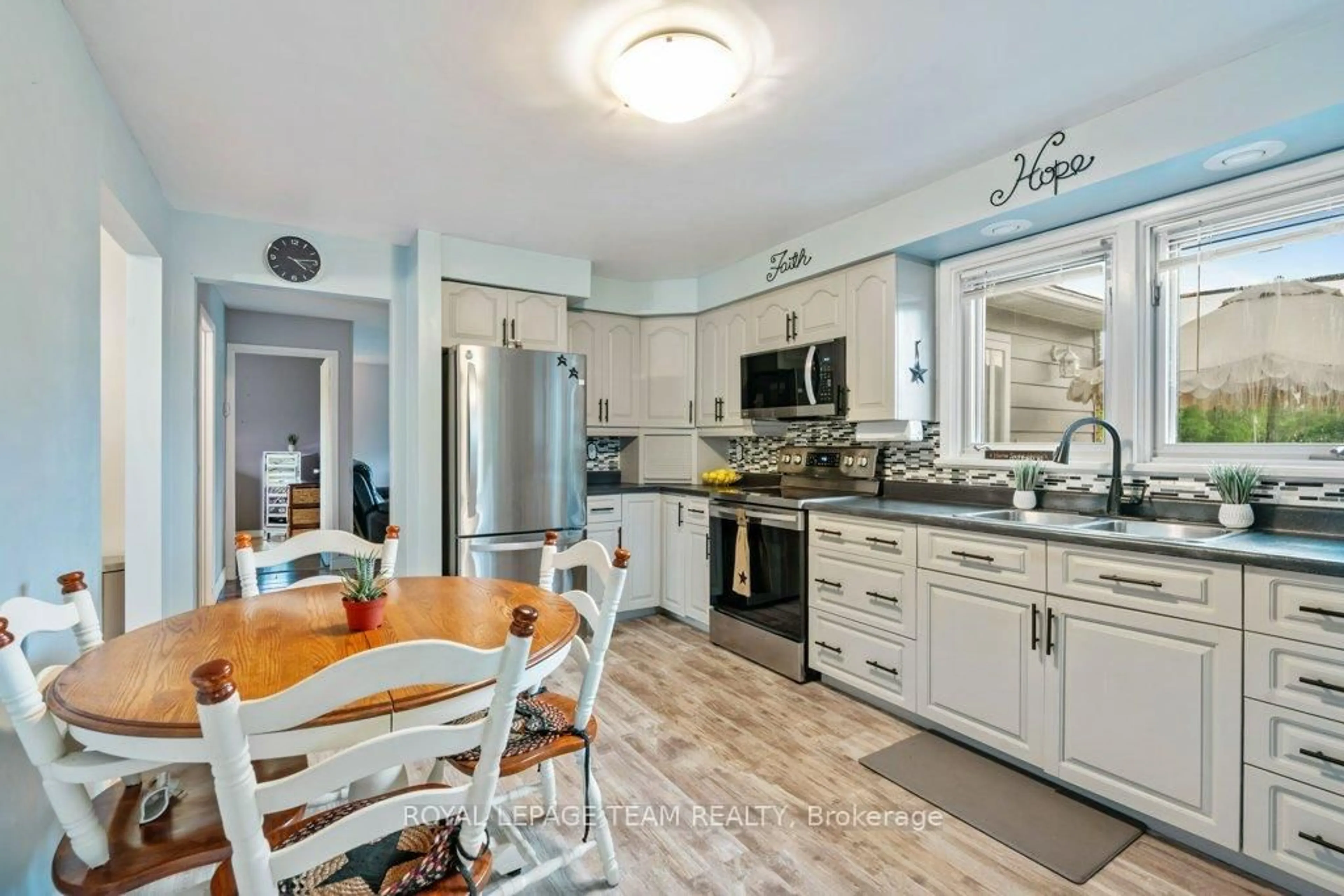 Open concept kitchen, ceramic/tile floor for 5466 County 8 Rd, South Dundas Ontario K0C 1X0