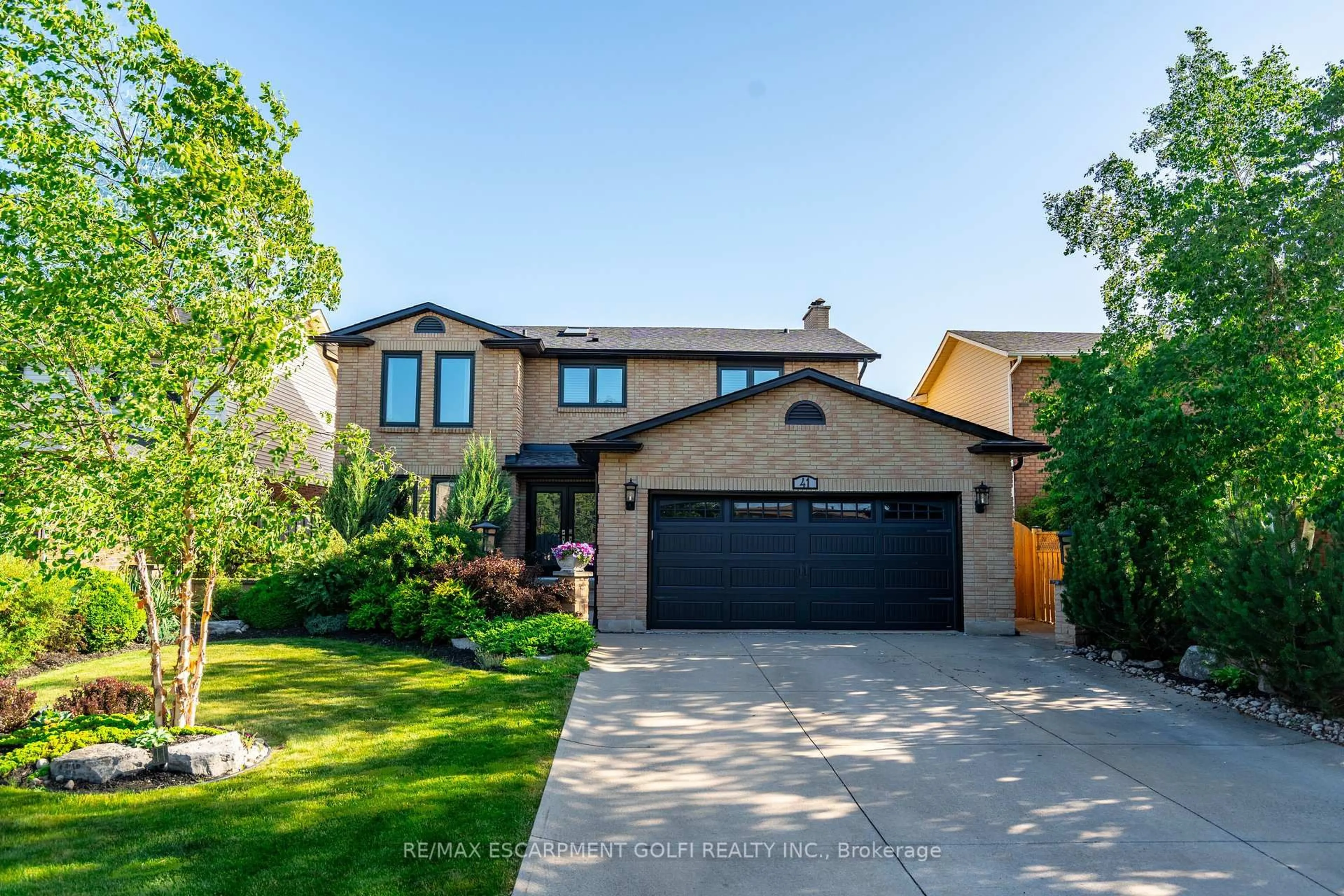 Home with brick exterior material, street for 41 Hearthside Cres, Hamilton Ontario L8E 4L7