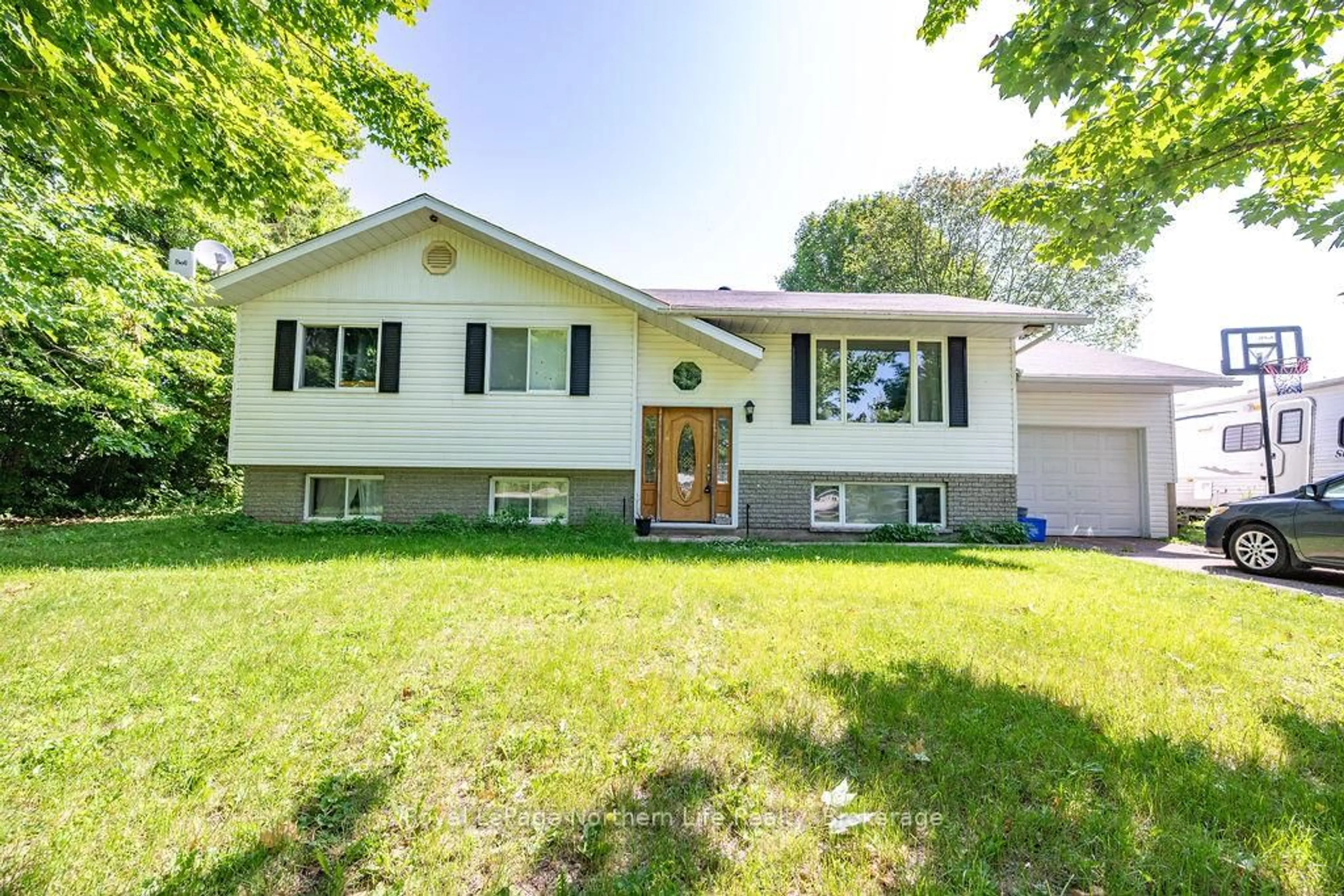 Home with vinyl exterior material, street for 12 Hydro Bay Rd, Cobden Ontario K0J 1K0
