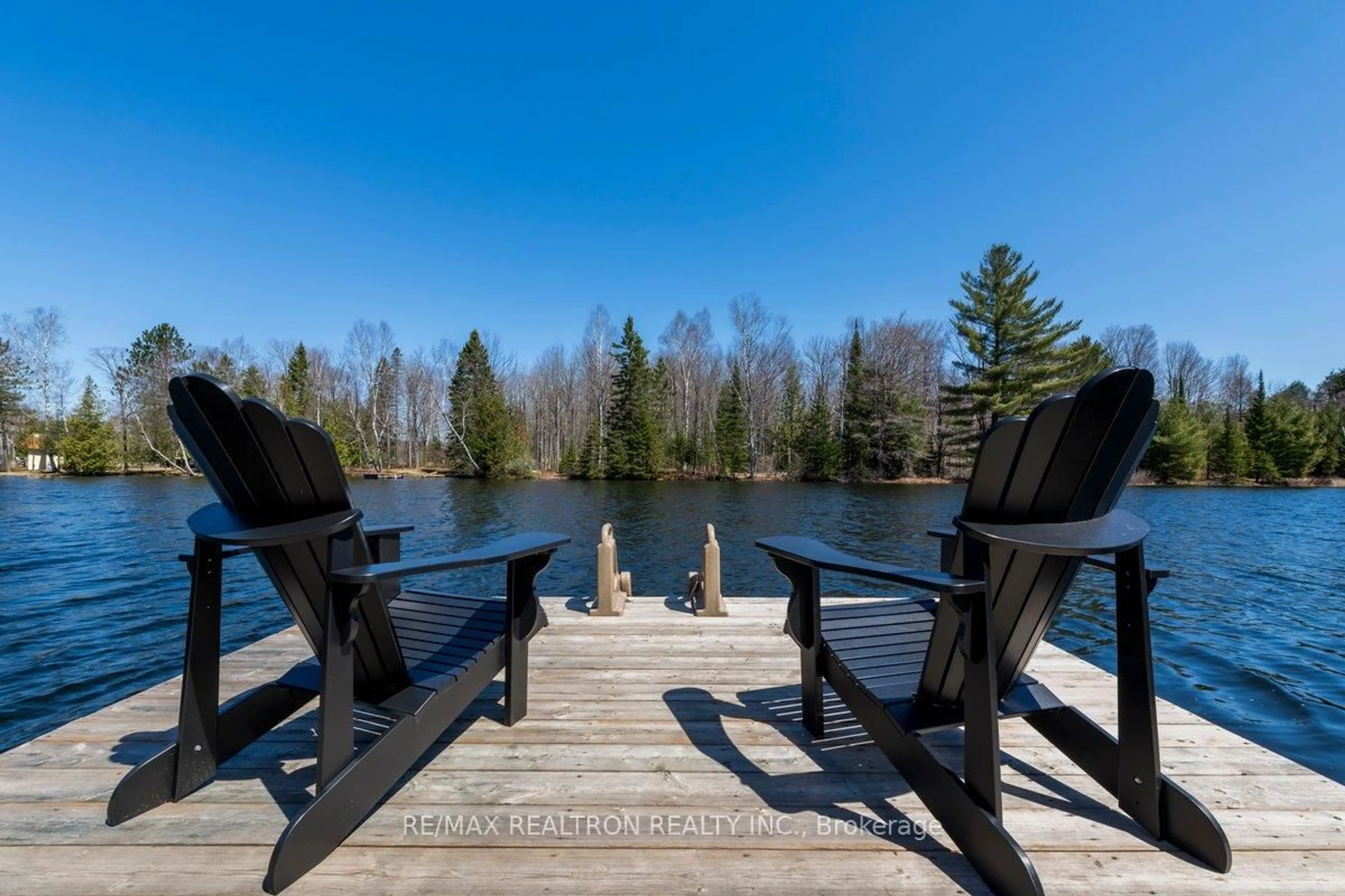 Patio, water/lake/river/ocean view for 1053 Esson Creek Lane, Highlands East Ontario K0L 3C0